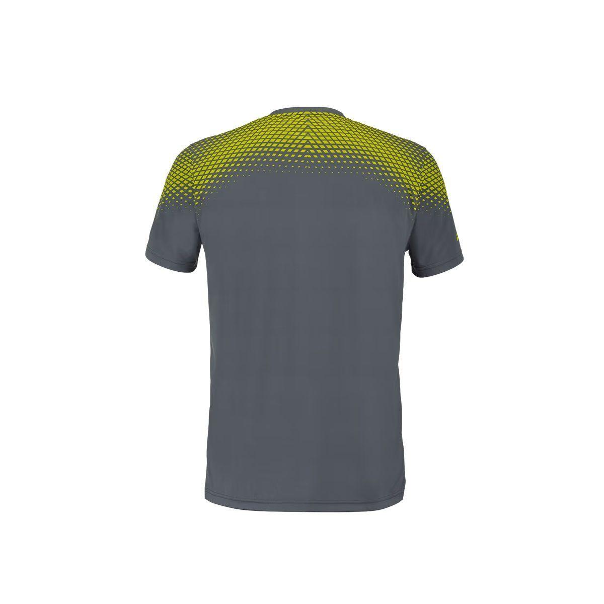 Polera Babolat Aero Crew Neck Tee Gris Tenis Padel-2