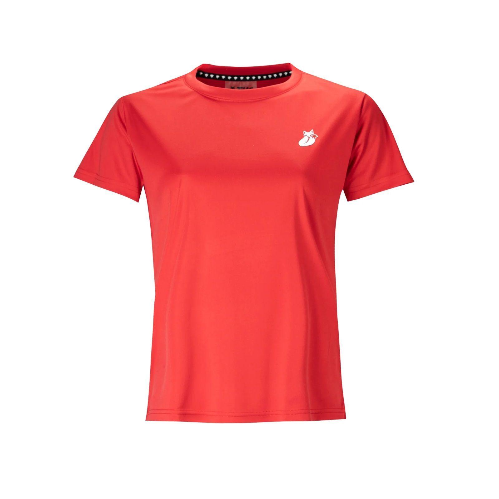 Polera Tilki Khombi Mujer Temel Roja Tenis Padel-0