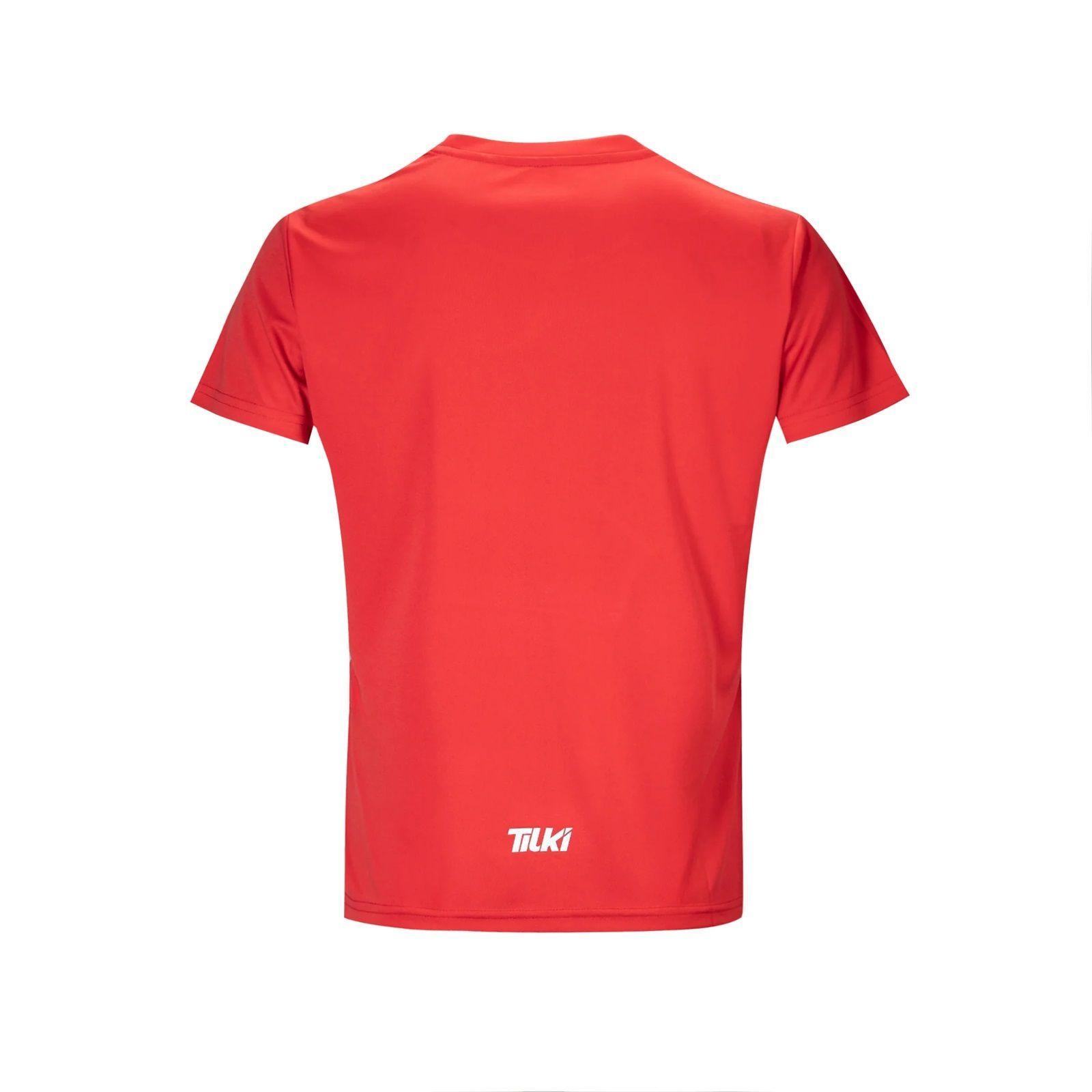 Polera Tilki Khombi Mujer Temel Roja Tenis Padel-1