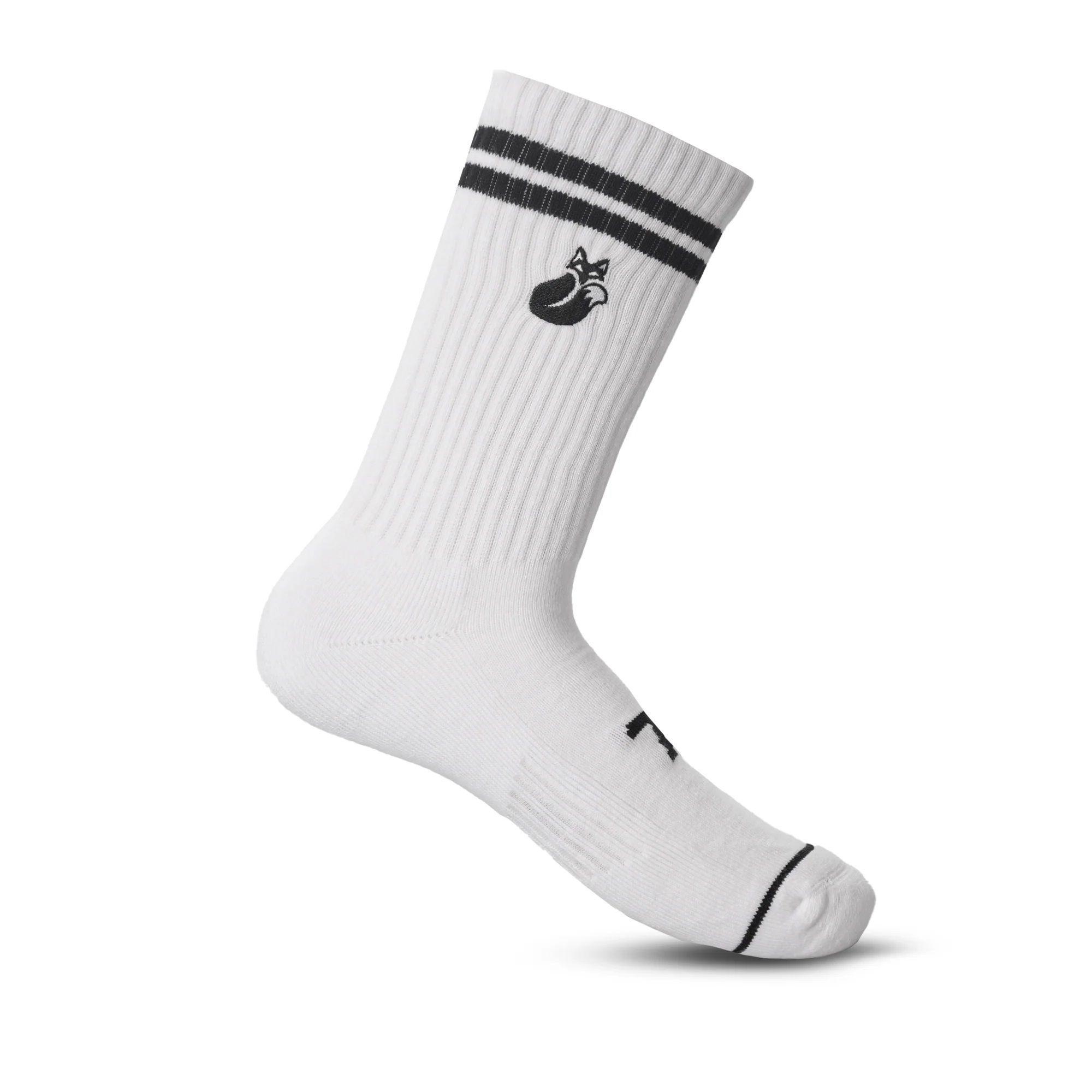 Calcetin Tilki Comfort Line Blanco/Naranjo Pack X3 Tenis Padel-2