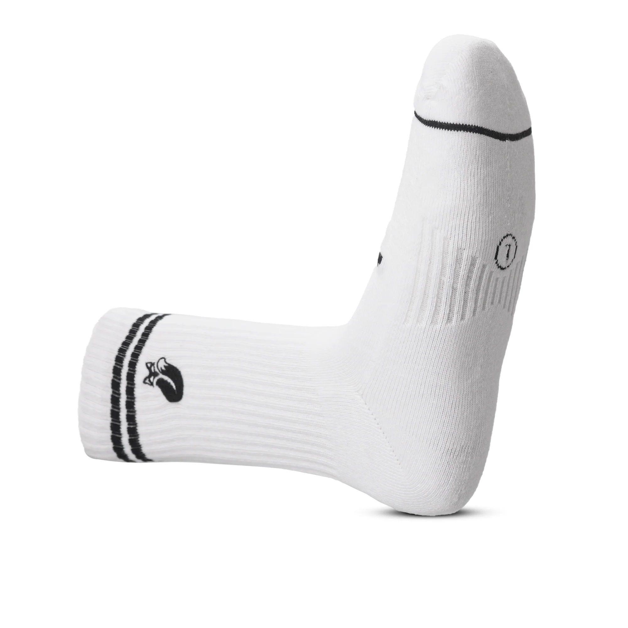 Calcetin Tilki Comfort Line Blanco/Naranjo Pack X3 Tenis Padel-3