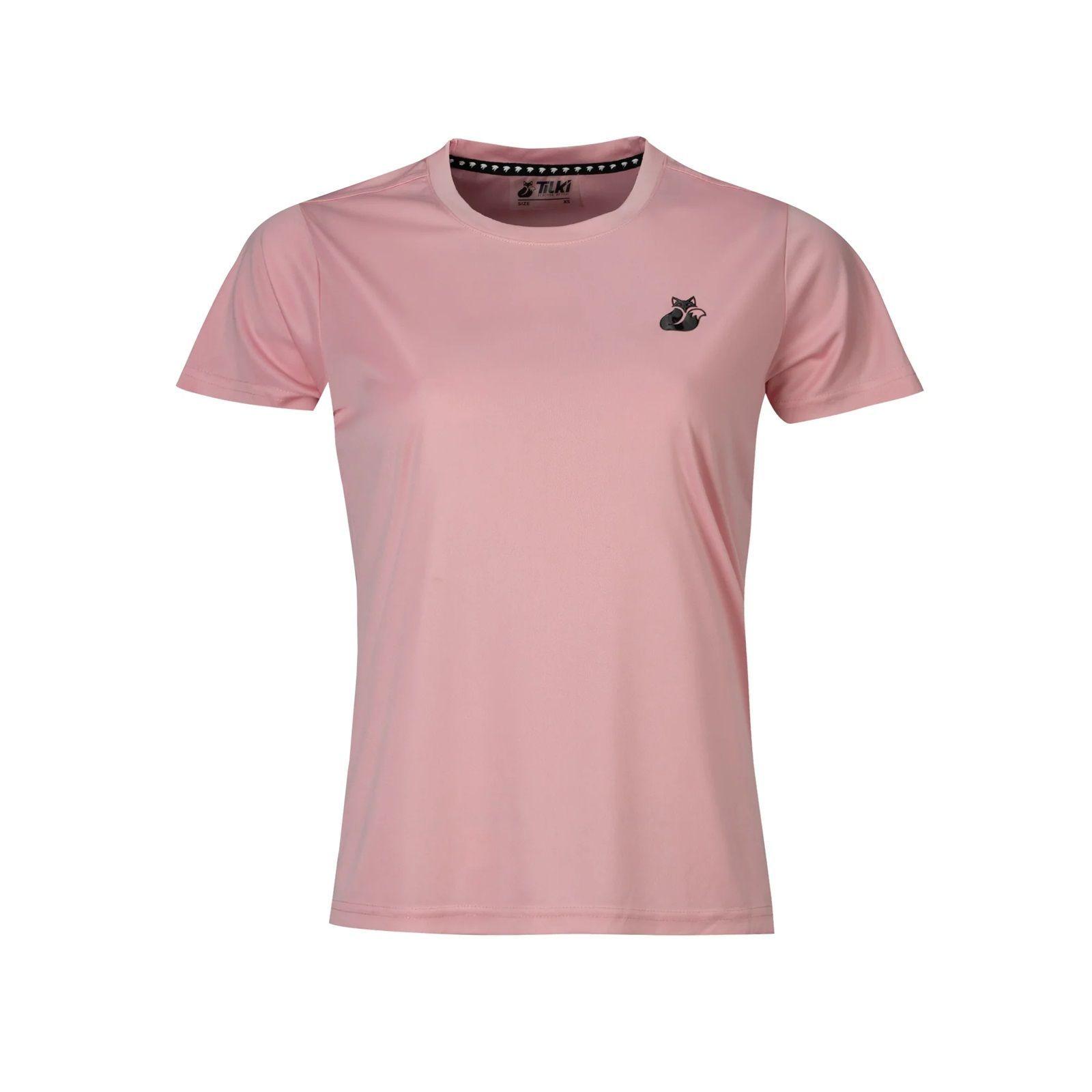 Polera Tilki Khombi Mujer Temel Rosada Tenis Padel-0