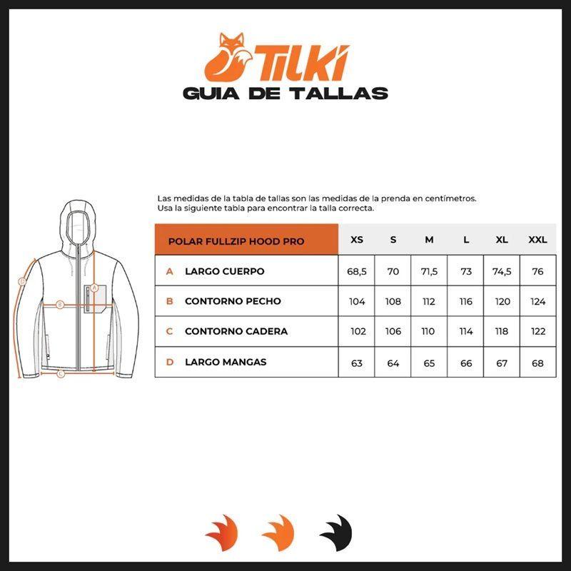 Polar Tilki Full Zip Hood Pro Negro Tenis Padel-5