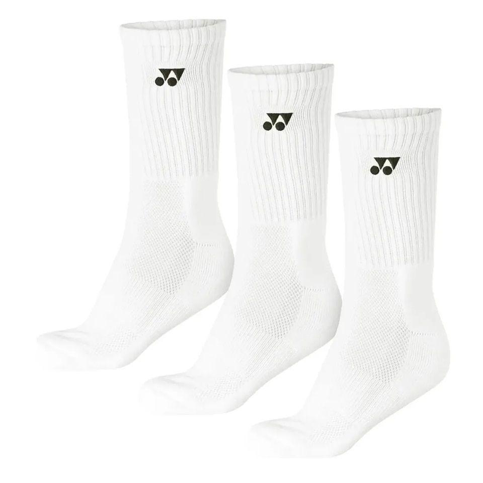Calcetin Deportivo Yonex 19259 Blanco X3 Tenis Padel-0