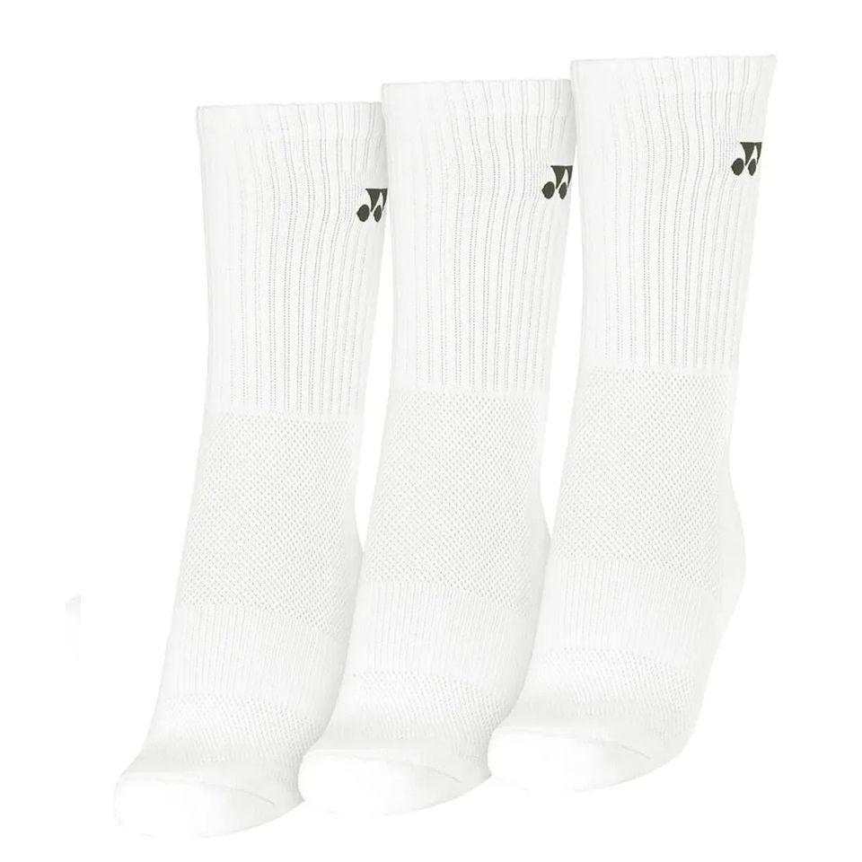 Calcetin Deportivo Yonex 19259 Blanco X3 Tenis Padel-1
