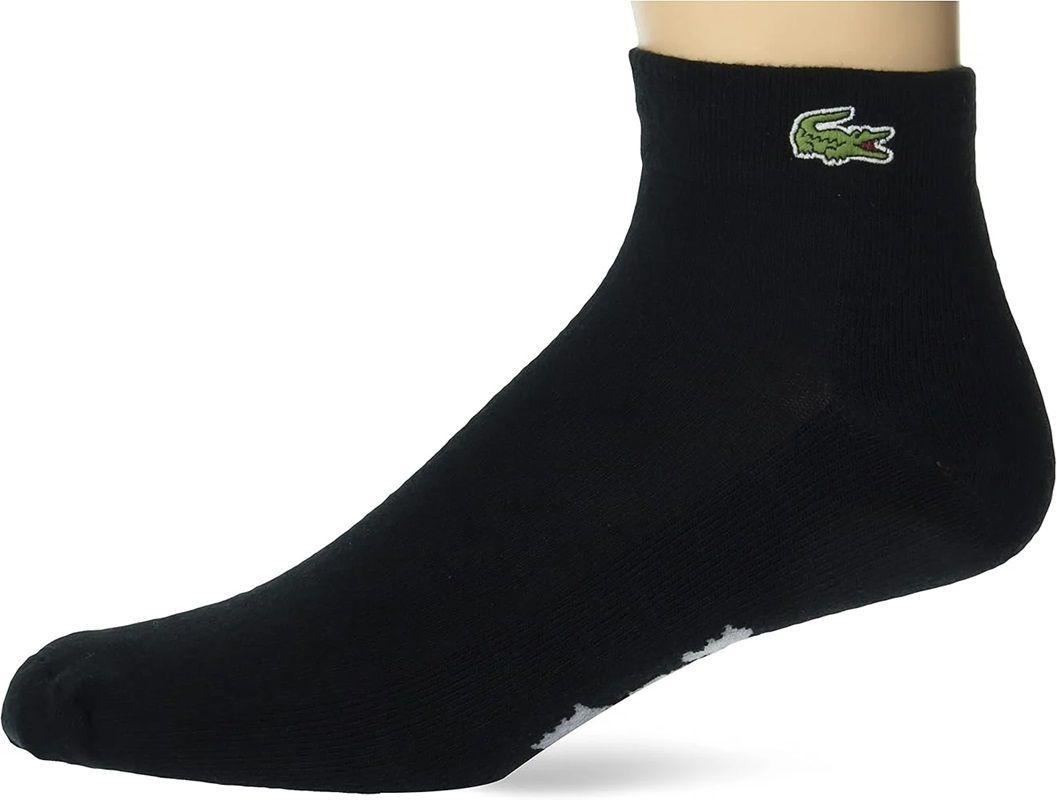Calcetin Lacoste Sport Corto Negro-3