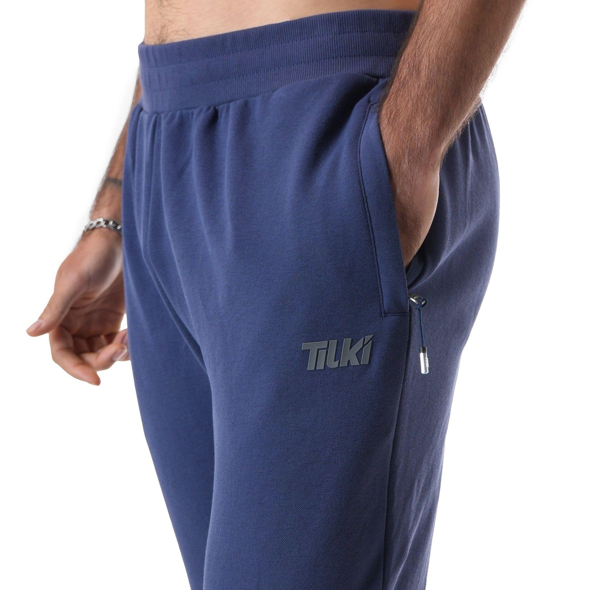 Pantalon Tilki Algodon Lehinde Azul Tenis Padel-1