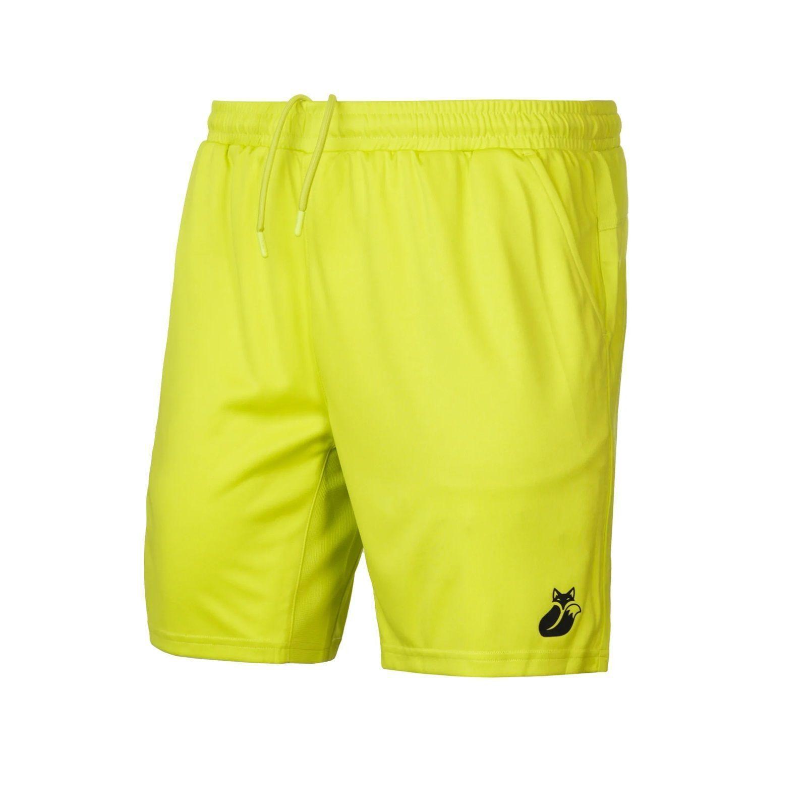 Short Tilki Khombi Temel Amarillo Fluor Tenis Padel-0