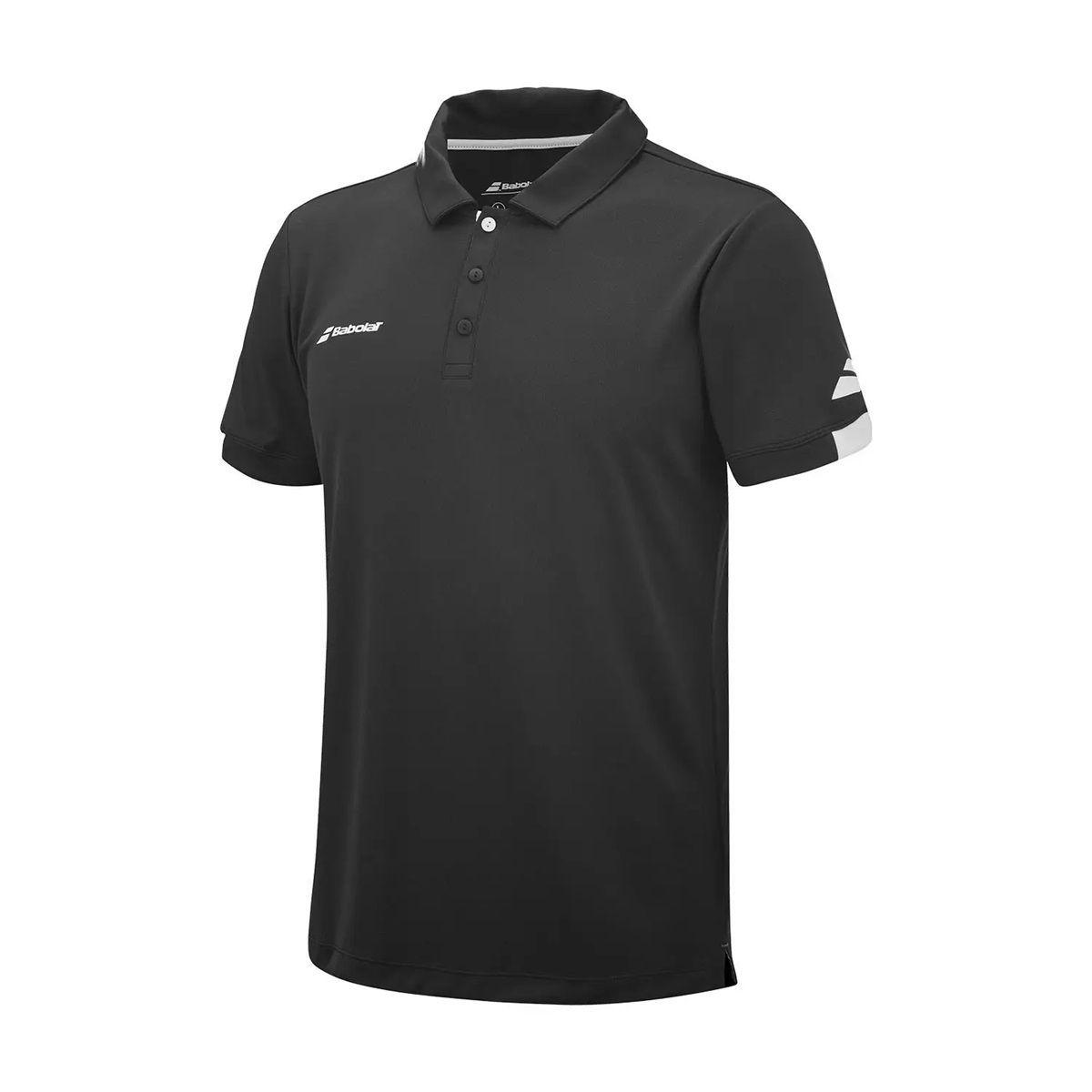 Polera Babolat Play Polo Negra Tenis Padel-2