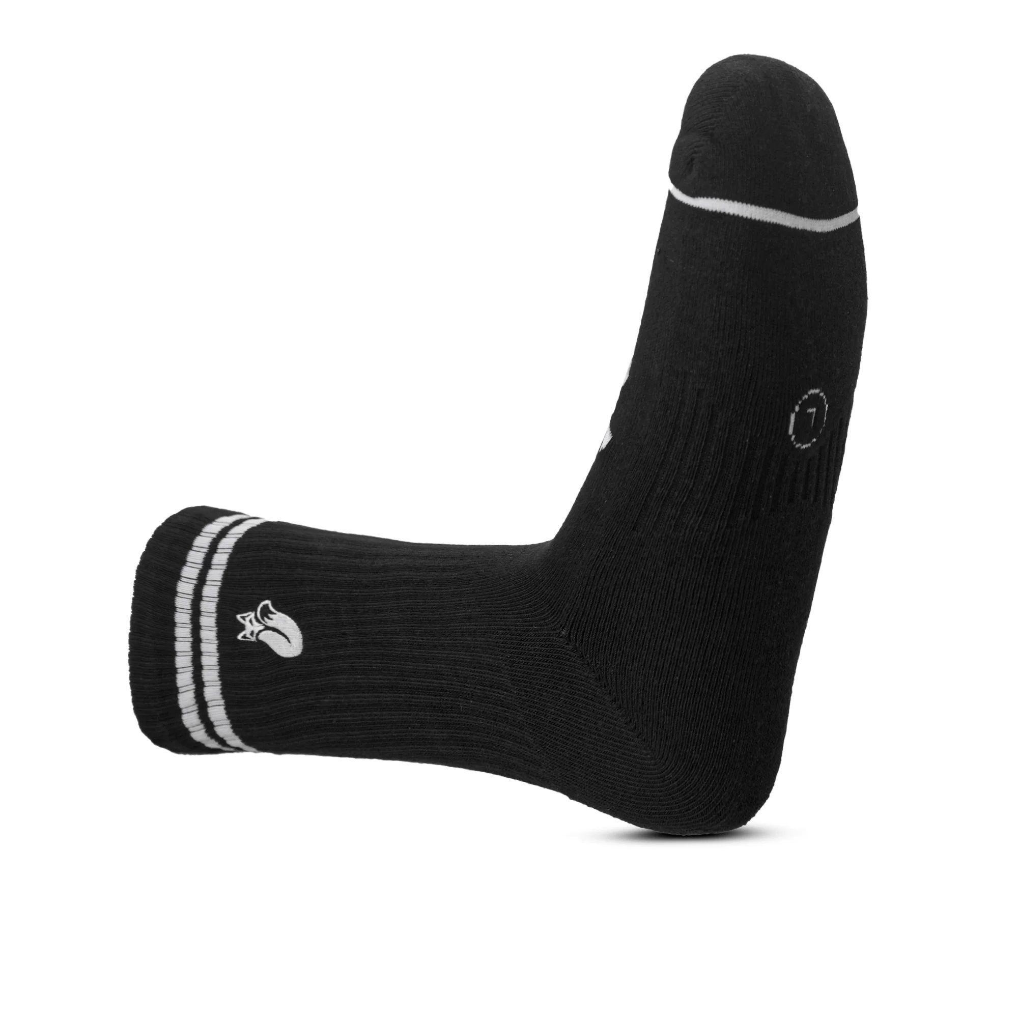 Calcetin Tilki Comfort Line Negro/Gris Pack X3 Tenis Padel-2