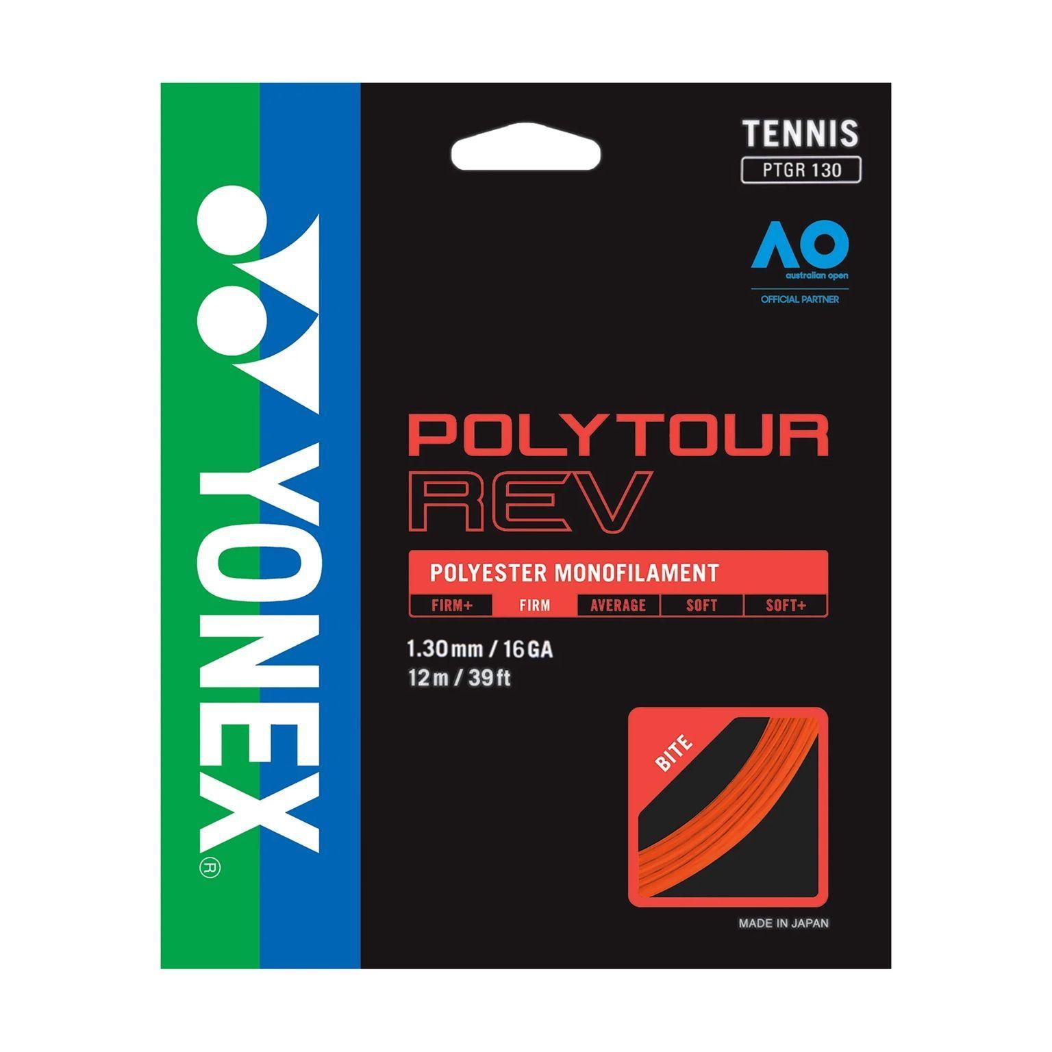 Cuerda Yonex Poly Tour Rev Naranja 1.25 - 12m-0