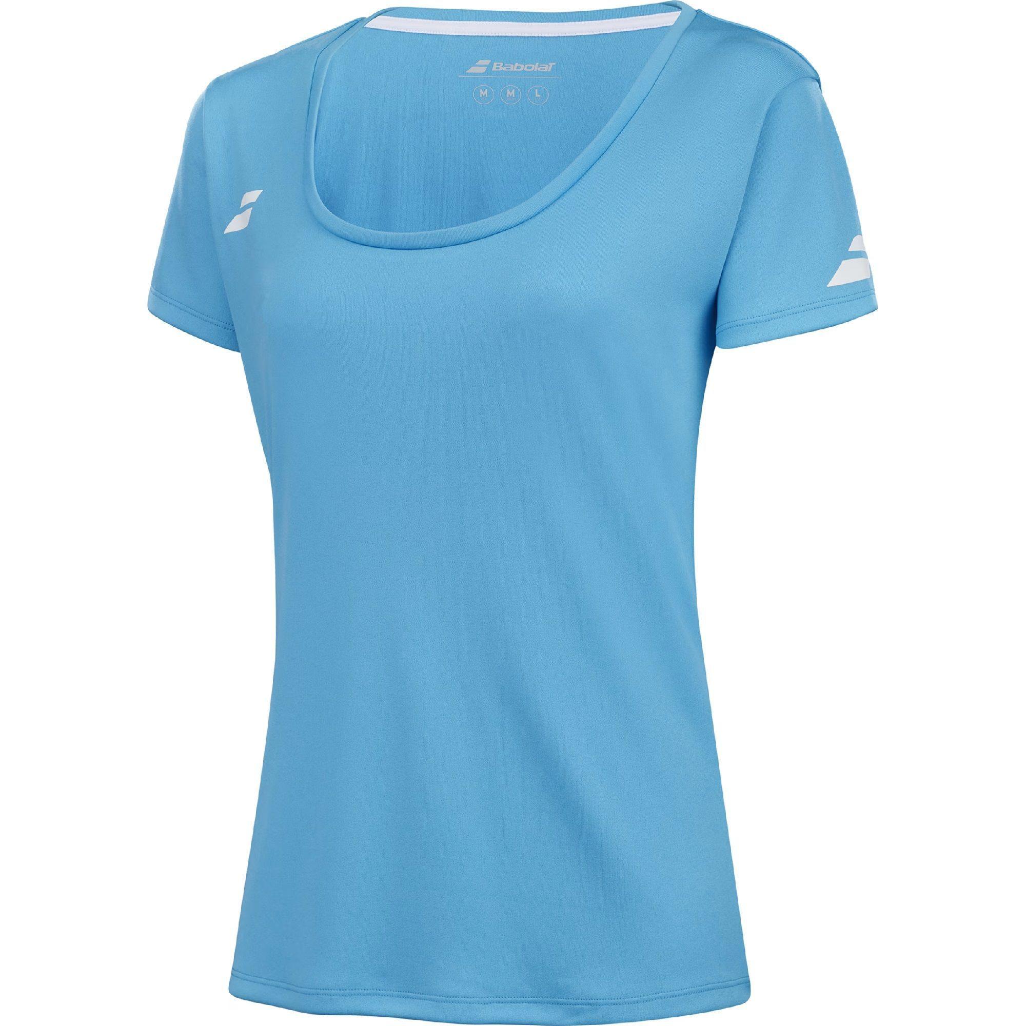 Polera Babolat Play Cap Sleeve Top Women Cyan Tenis Padel-2