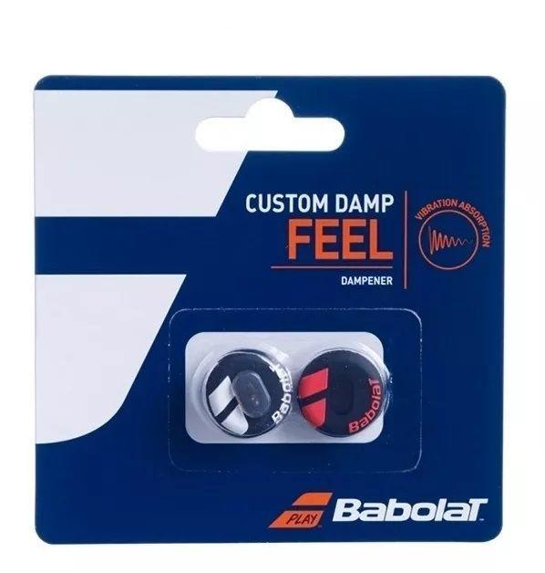 Antivibrador Babolat Custom Damp Negro/Rojo X2-0