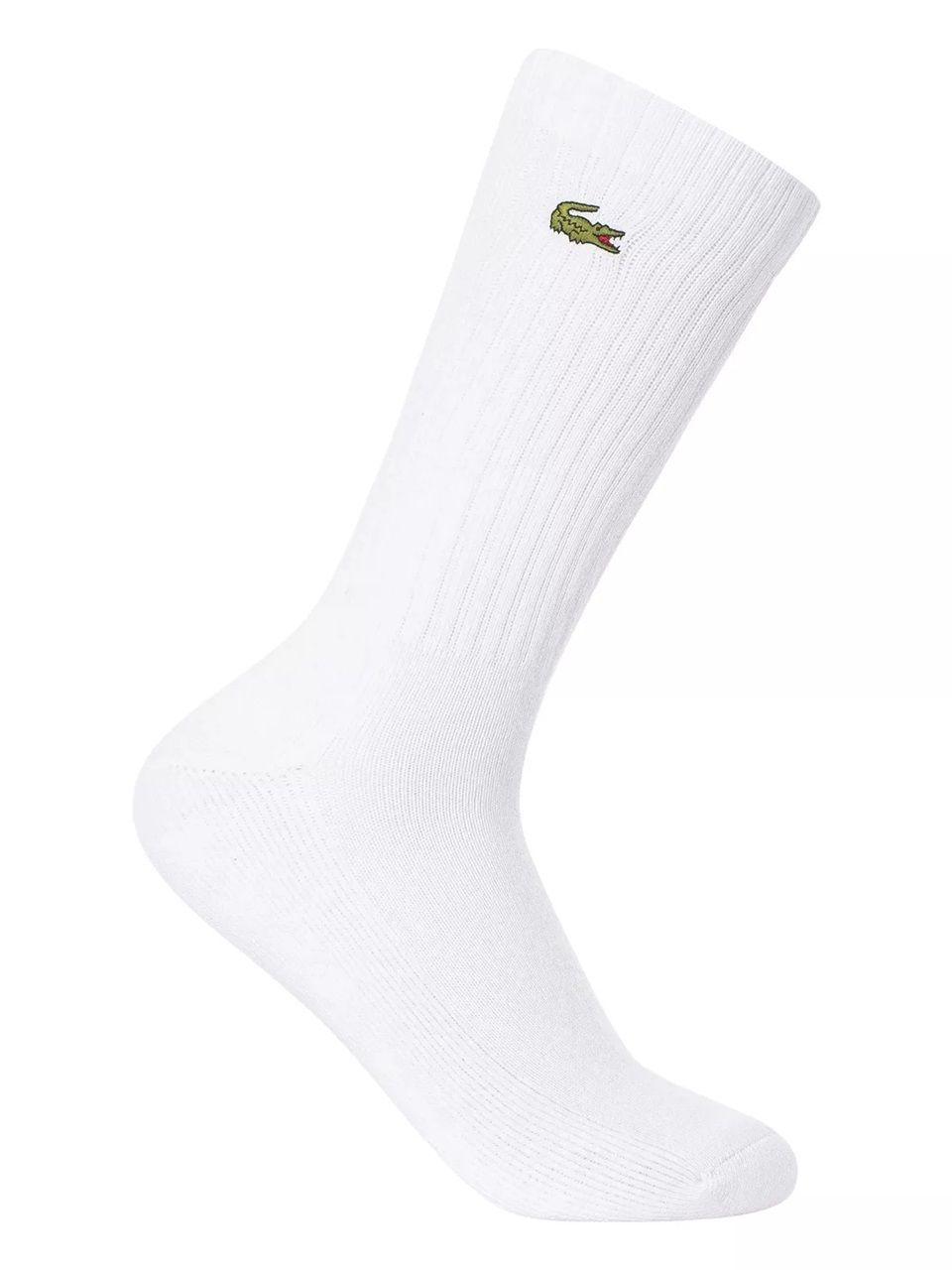 Calcetin Lacoste Sport Blanco X3 Tenis Padel-2