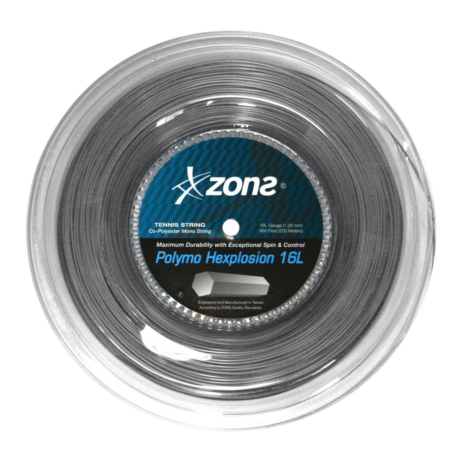 Rollo de Cuerda Zons Polymo Hexplosion Gris 1.28 - 200m-0