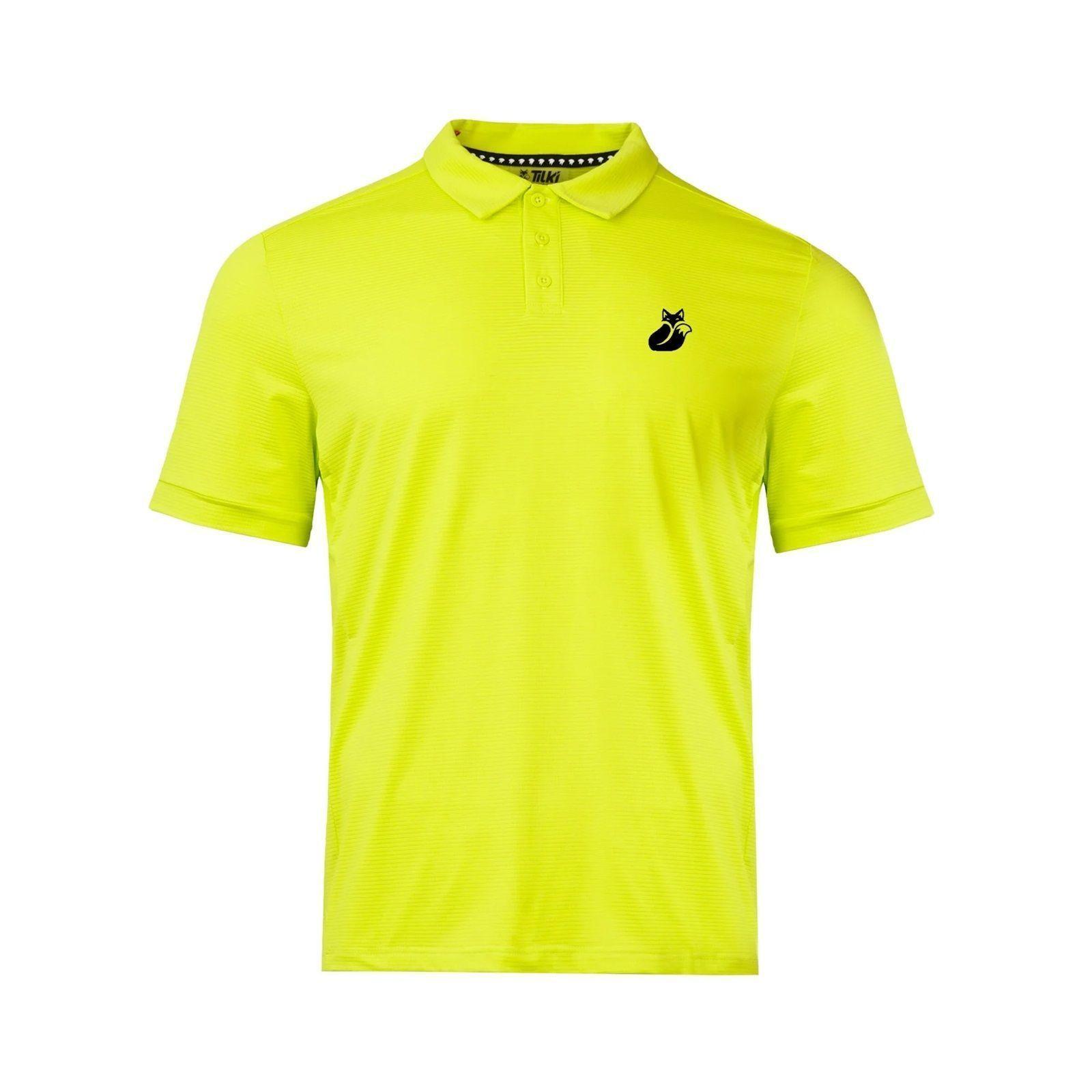 Polera Tilki Polo Pro Lehinde Amarillo Fluor Tenis Padel-0