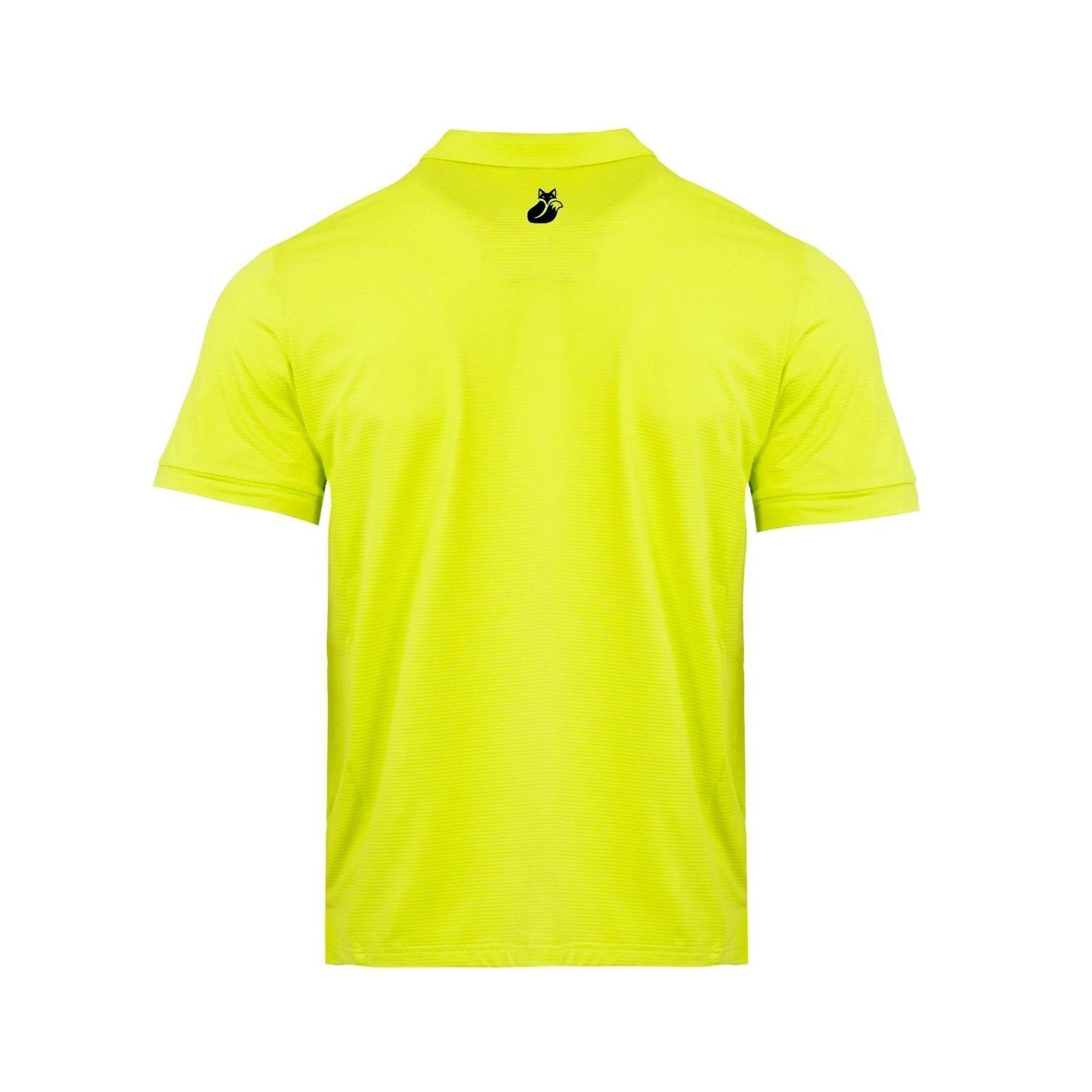 Polera Tilki Polo Pro Lehinde Amarillo Fluor Tenis Padel-1