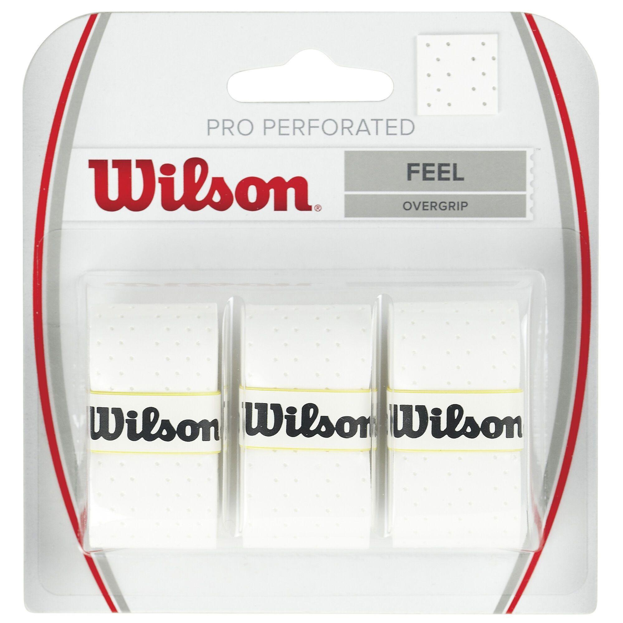 Overgrip Wilson Pro Perforated X3  Tenis/Padel-0