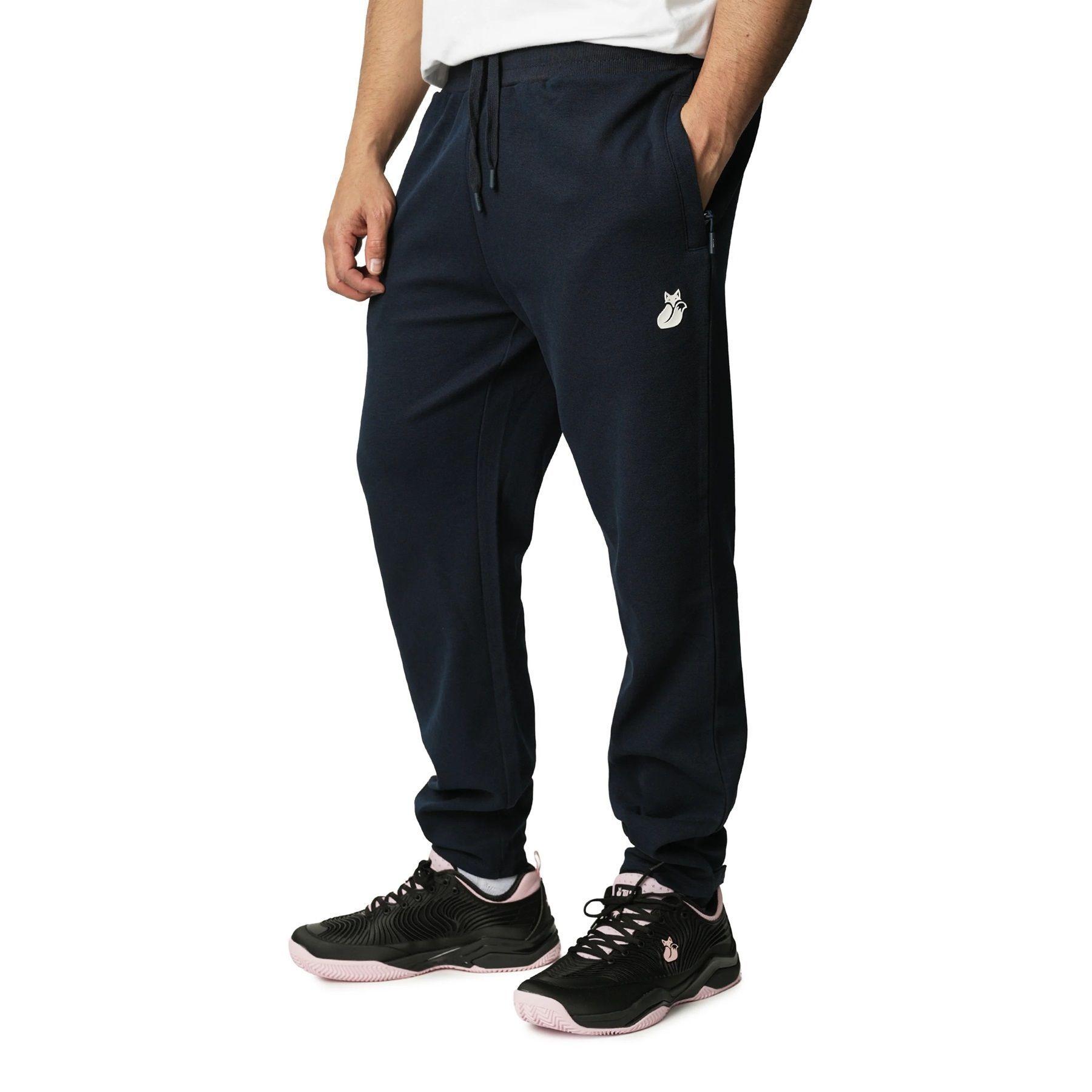 Pantalon Tilki Algodon Straight Lehinde Azul Tenis Padel-0
