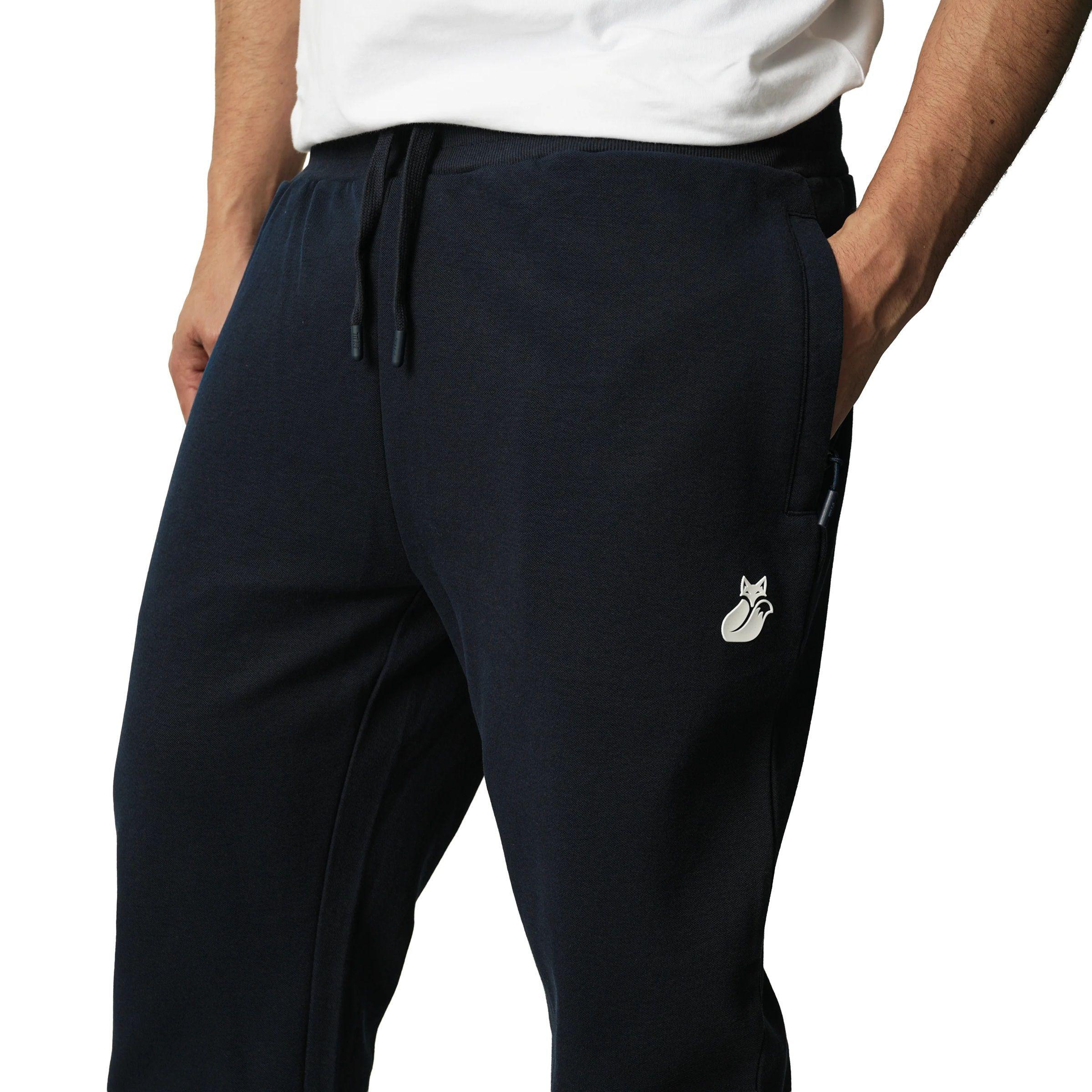 Pantalon Tilki Algodon Straight Lehinde Azul Tenis Padel-3