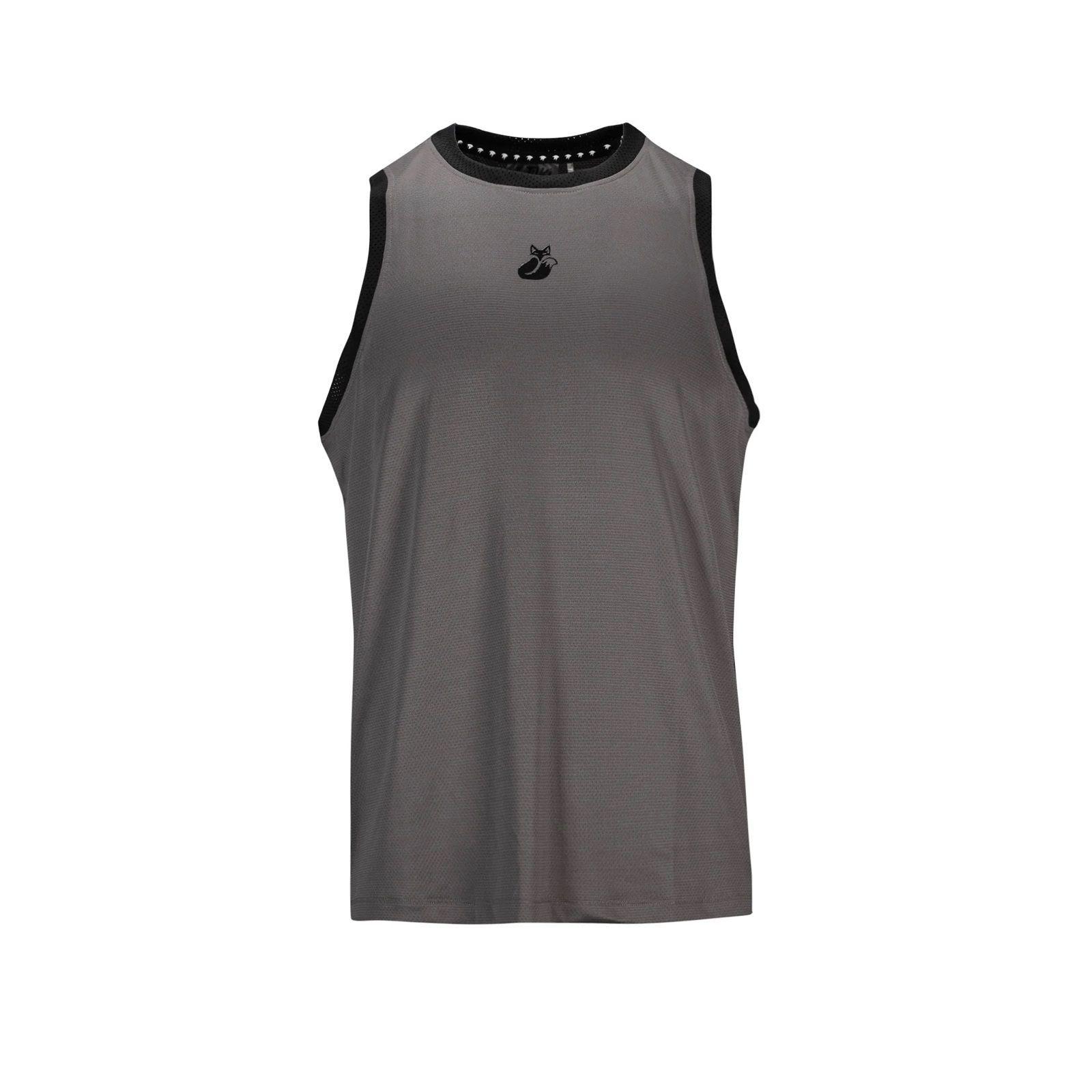 Polera Tilki Tank Mesh Lehinde Negro/Gris Tenis Padel-0