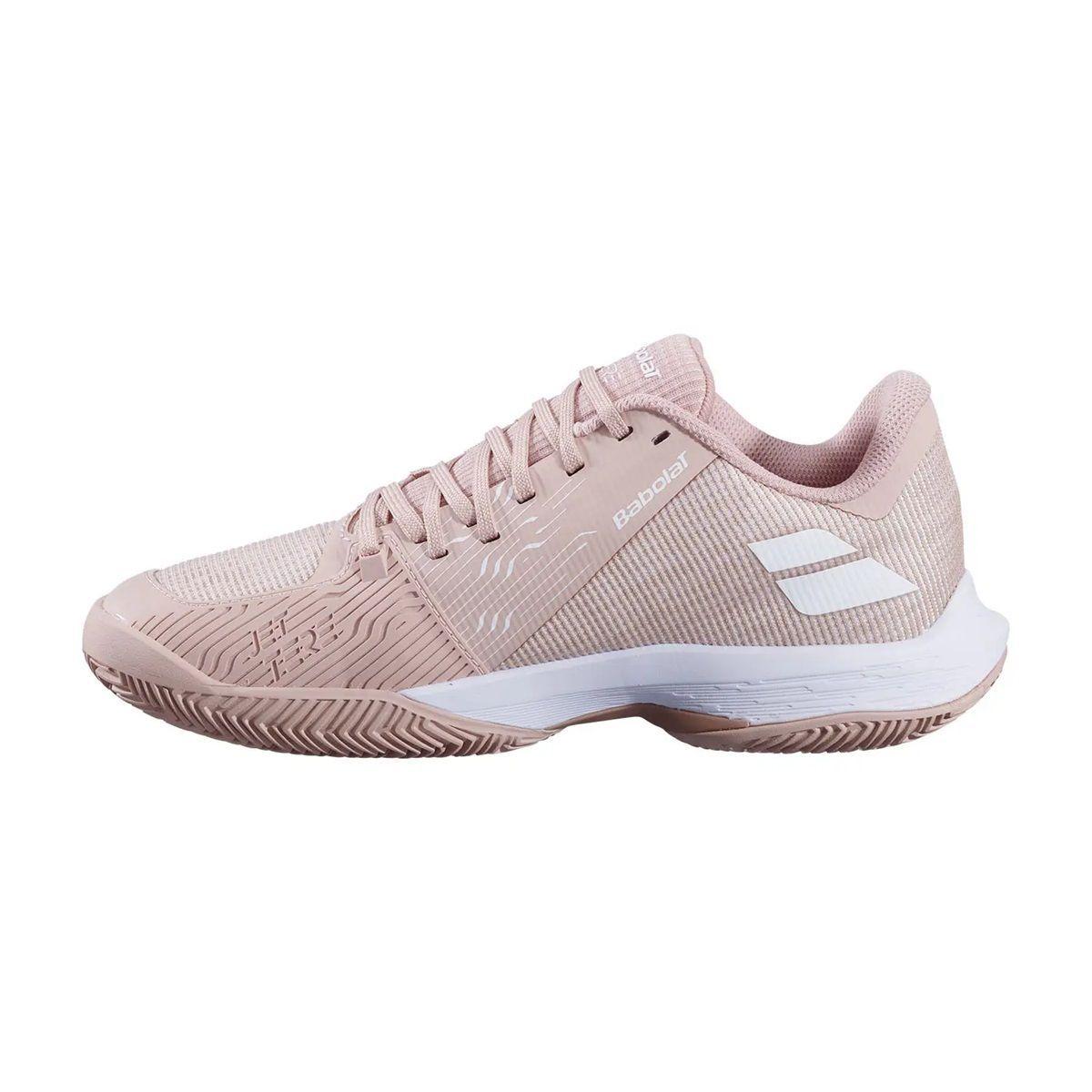 Zapatilla Babolat Jet Tere 2 Clay Mujer Rosa Tenis Padel-1