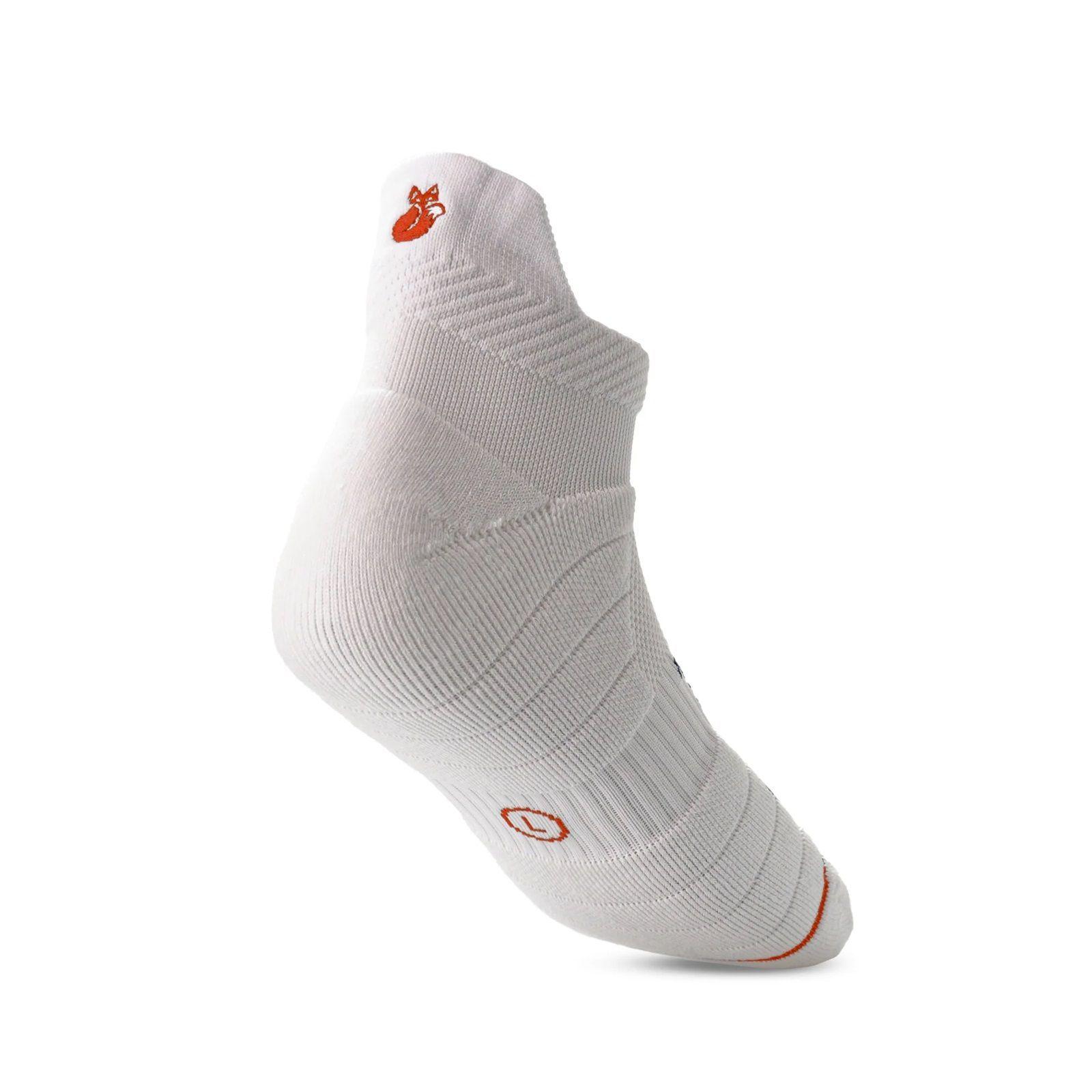 Calcetin Tilki Tobillero Lehinde Blanco/Naranjo Tenis Padel-2