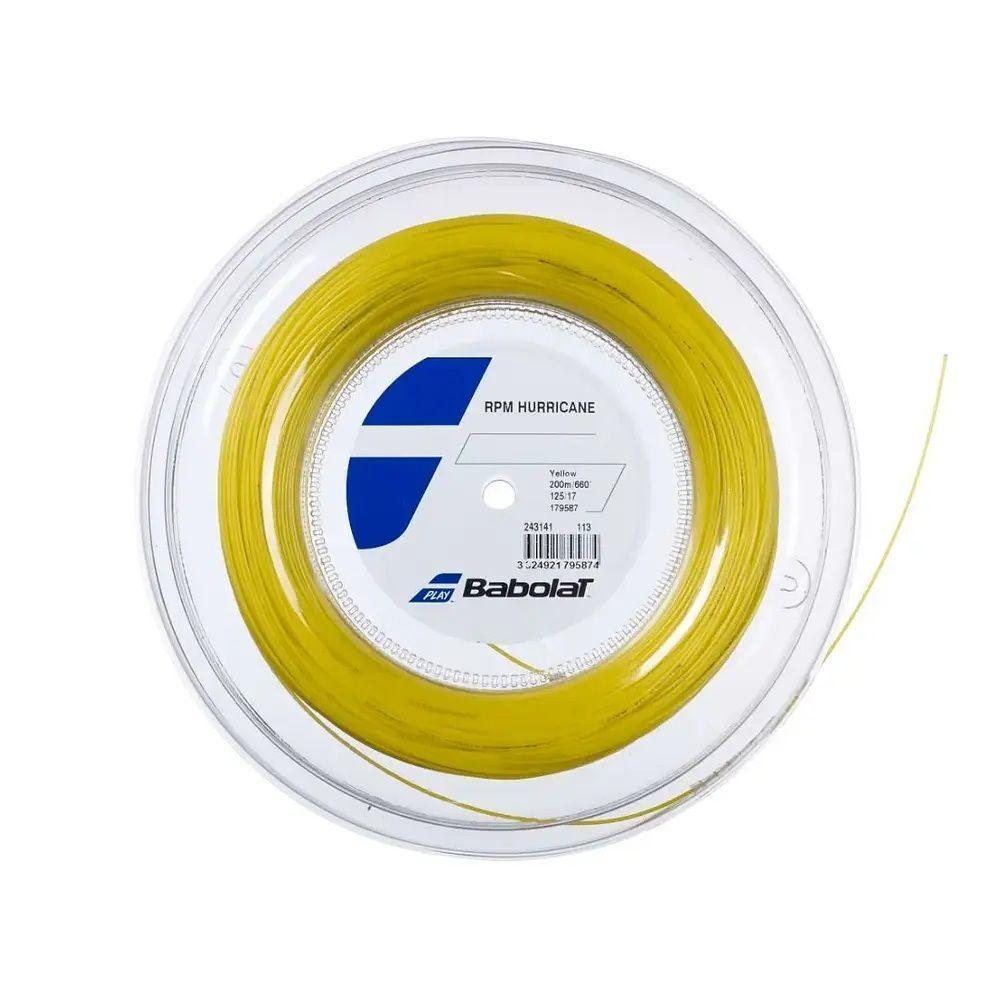 Rollo de Cuerda Babolat Rpm Hurricane Amarillo 1.20 - 200m-0