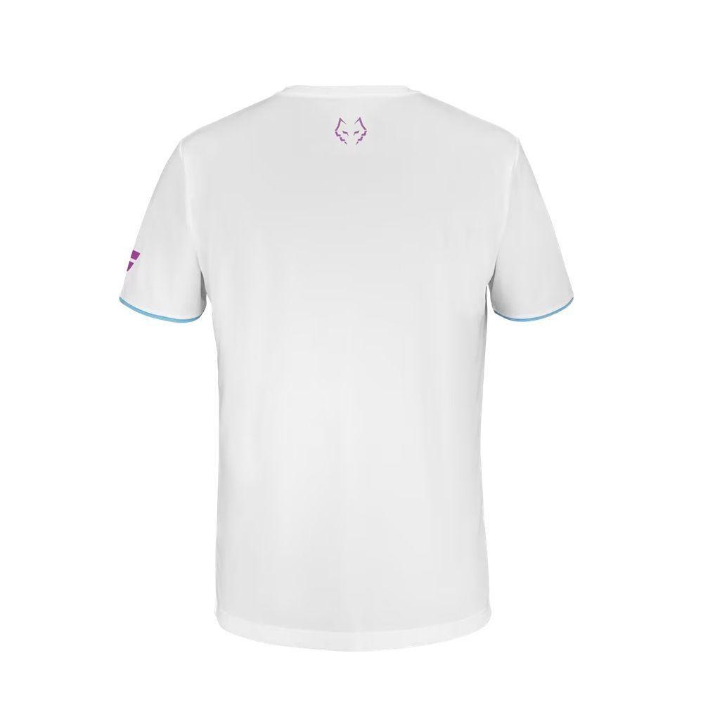 Polera Babolat Crew Neck Tee Juan Lebron Blanca Tenis Padel-2