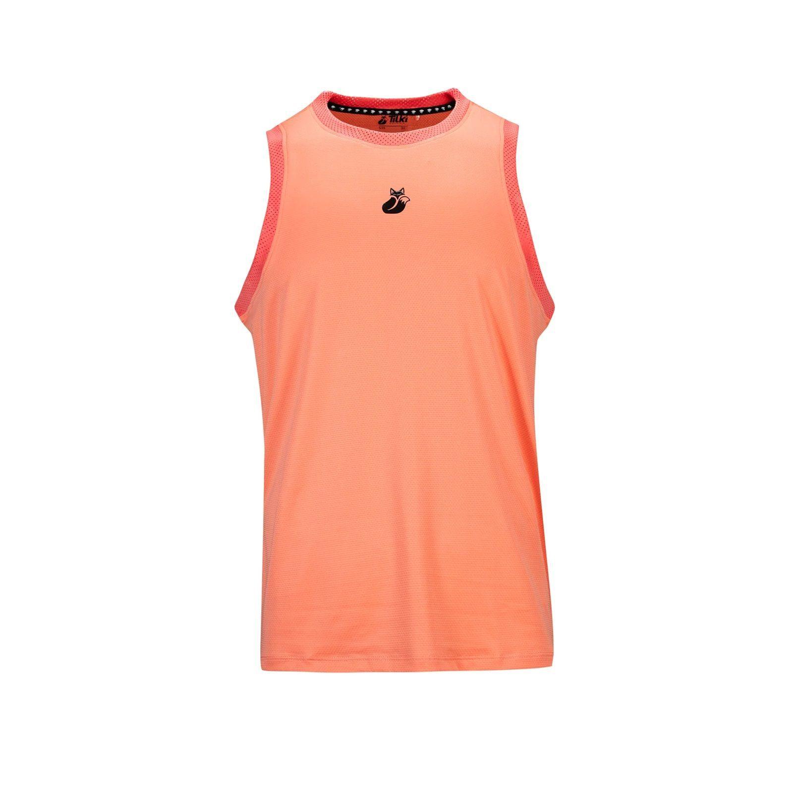 Polera Tilki Tank Mesh Lehinde Salmon/Coral Tenis Padel-0