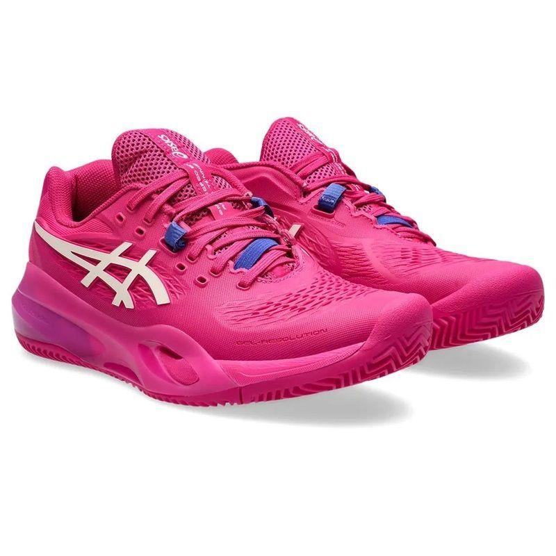 Zapatilla Asics Mujer Gel Resolution X Clay Rosado-2