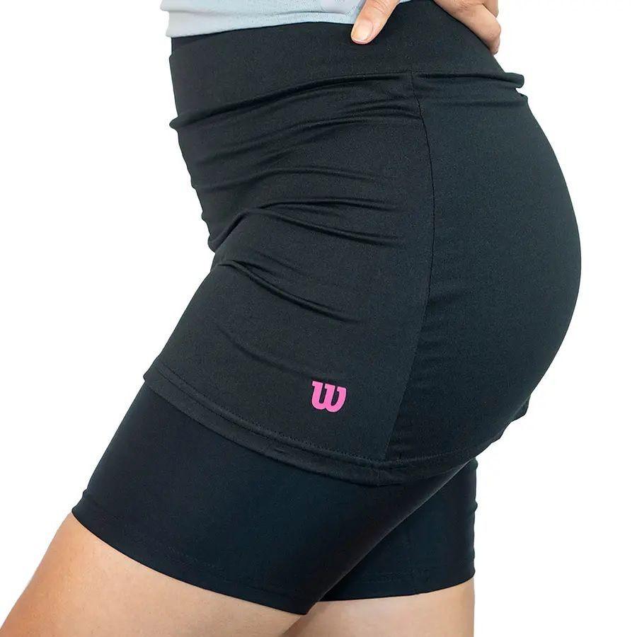 Falda Wilson Con Calza Negra Tenis Padel-2