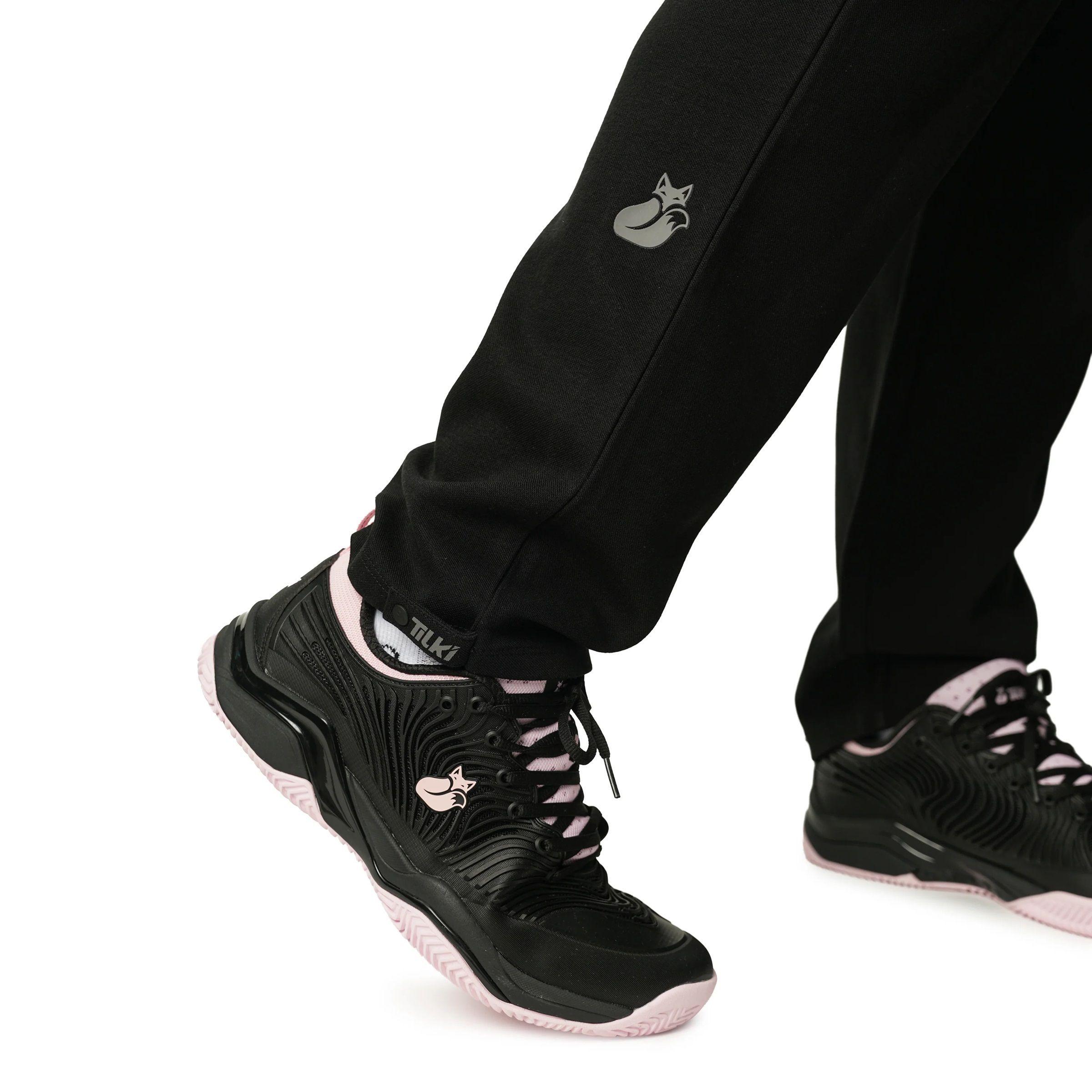 Pantalon Tilki Algodon Straight Lehinde Negro Tenis Padel-2