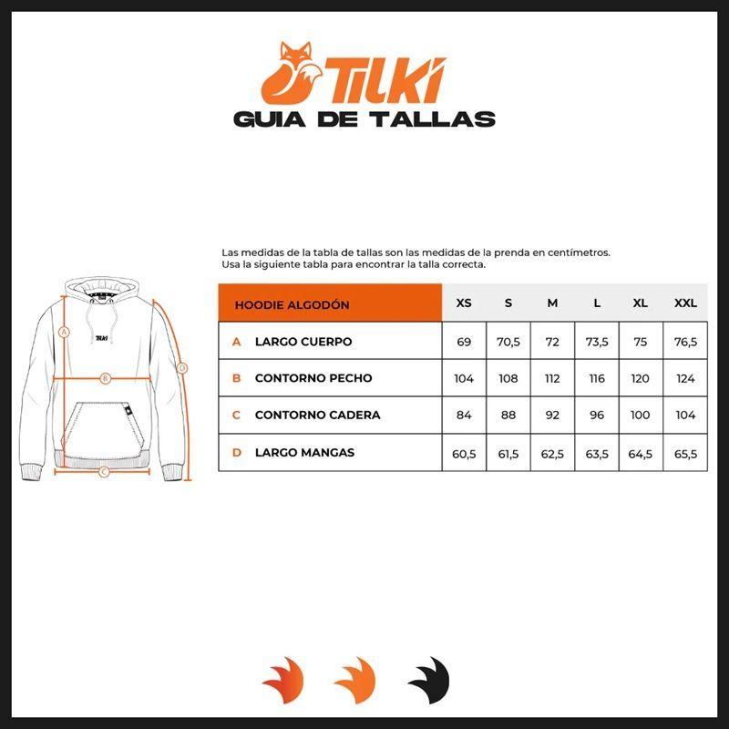 Poleron Tilki Hoodie Agir Fox Lehinde Gris Tenis Padel-3