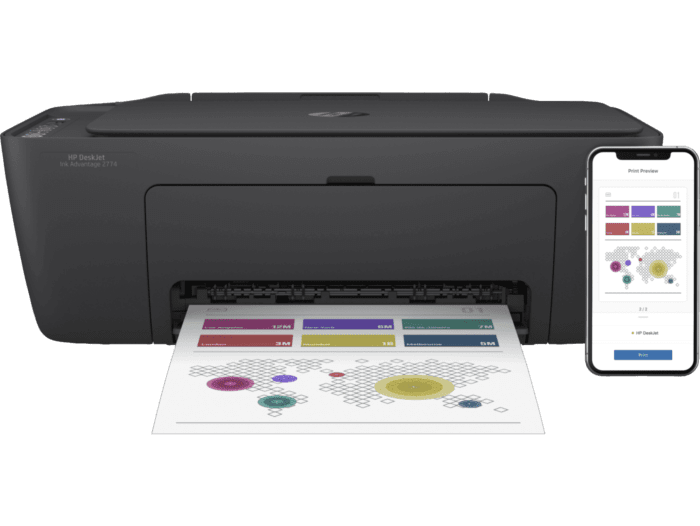 Impresora HP DeskJet Ink Advantage 2774-1