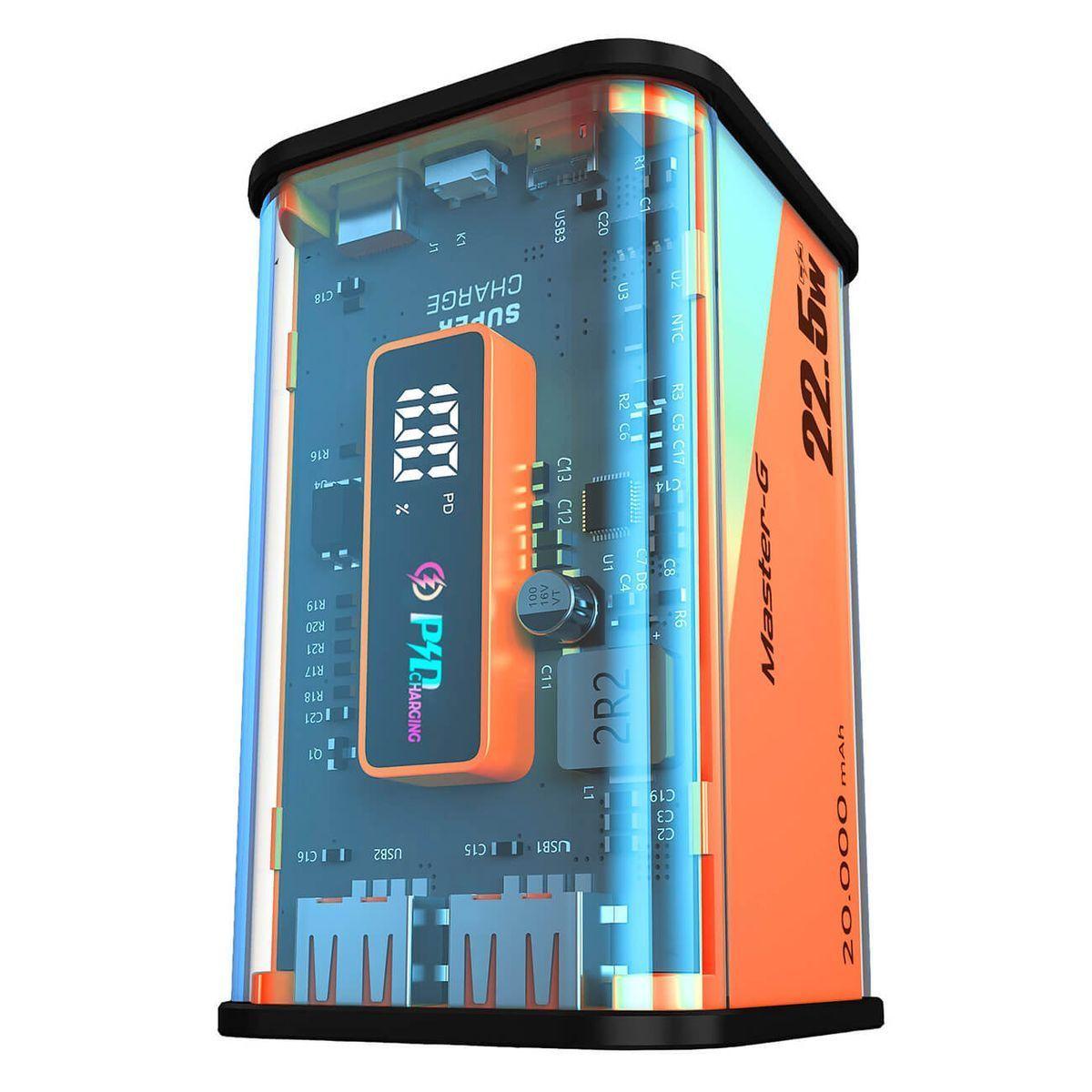 Batería Externa Master G Power Bank 20000 Mah Carga Rápida-0