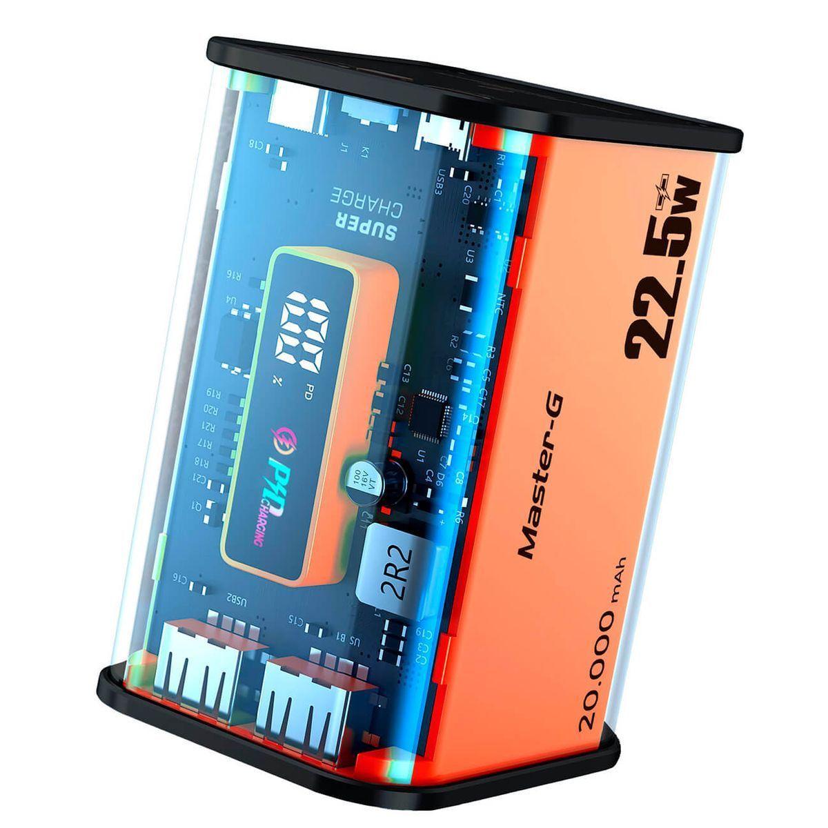 Batería Externa Master G Power Bank 20000 Mah Carga Rápida-1