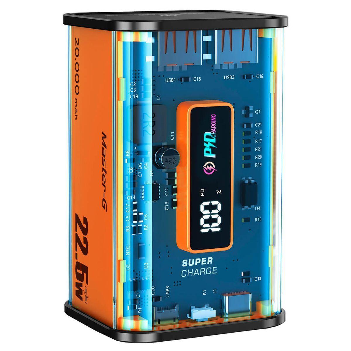 Batería Externa Master G Power Bank 20000 Mah Carga Rápida-2