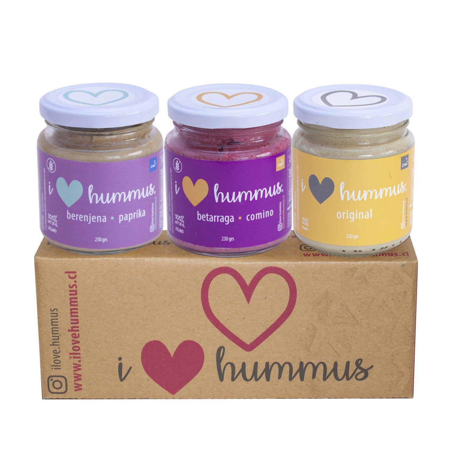 PACK I LOVE HUMMUS BERENJENA BETARRAGA ORIGINAL-0