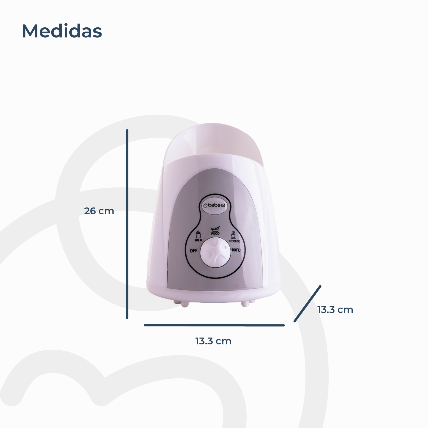 Calentador Esterilizador Eléctrico de Mamadera NA20 Bebesit-3