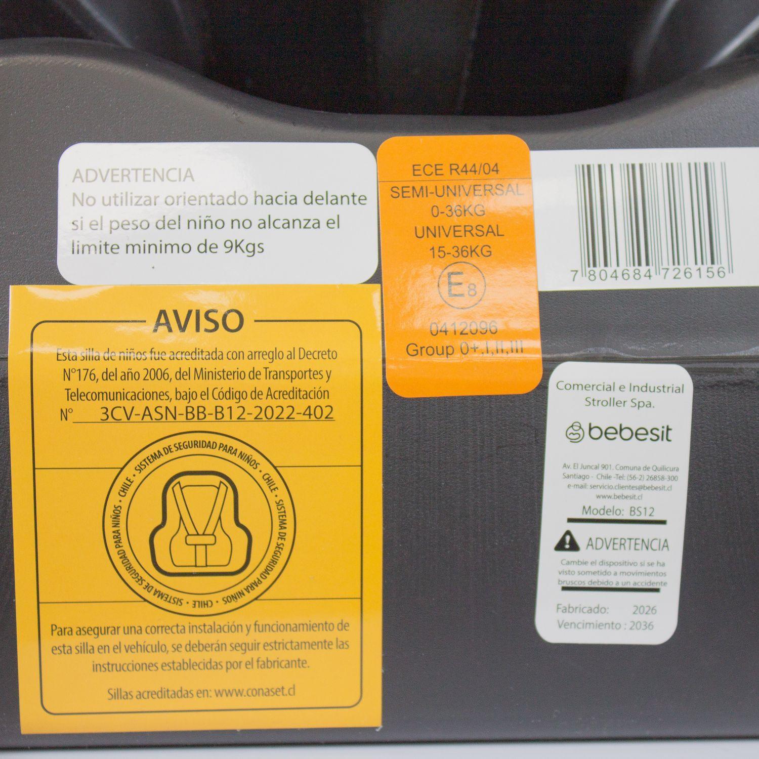 Silla de Auto Saturn 360° Premium Negro-7