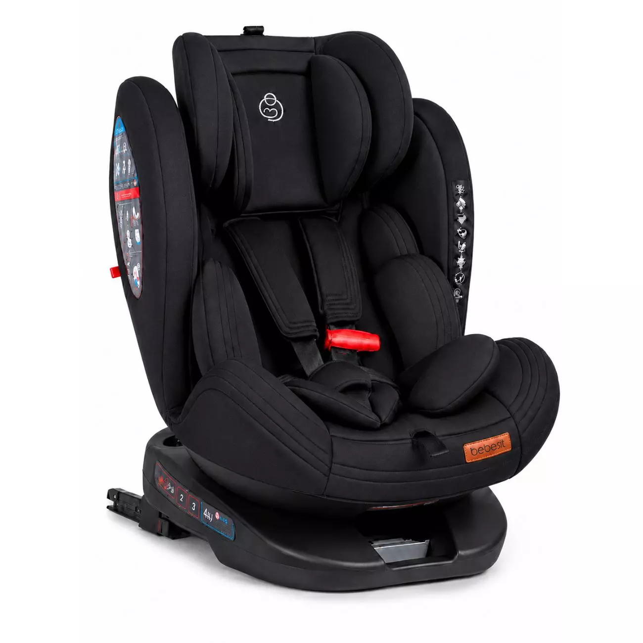 Silla de Auto Saturn 360° Premium Negro-0