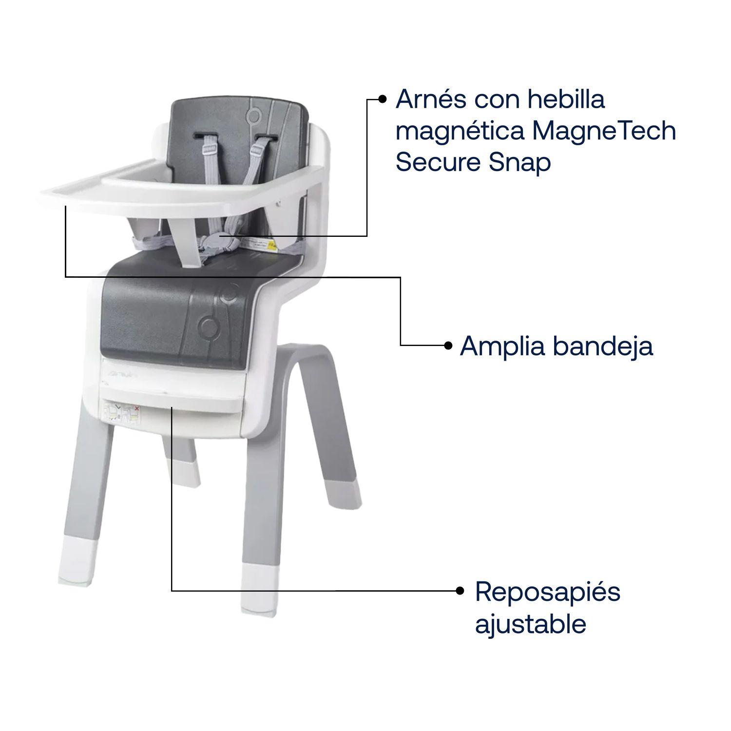 Silla Comer para bebé Nuna Zaaz Pewter-3
