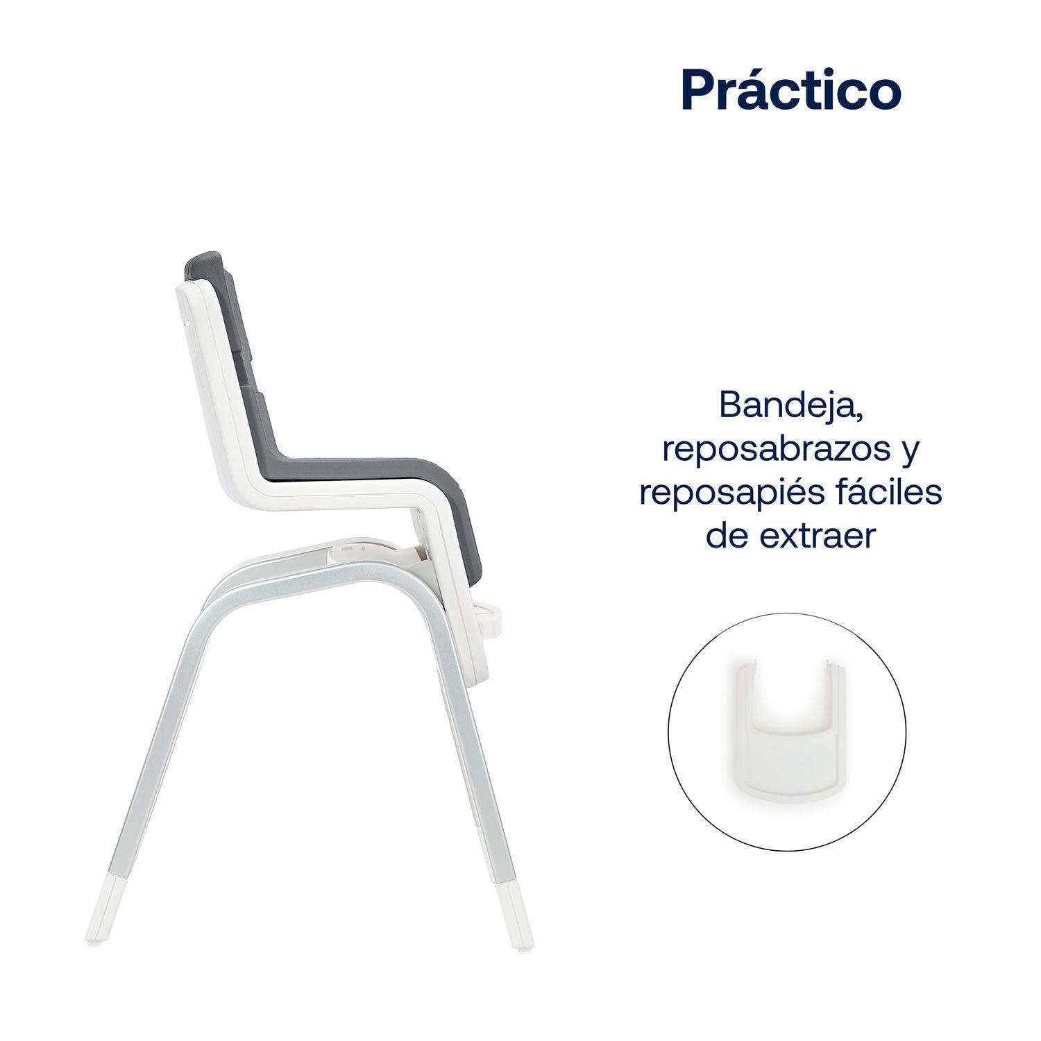 Silla Comer para bebé Nuna Zaaz Pewter-5