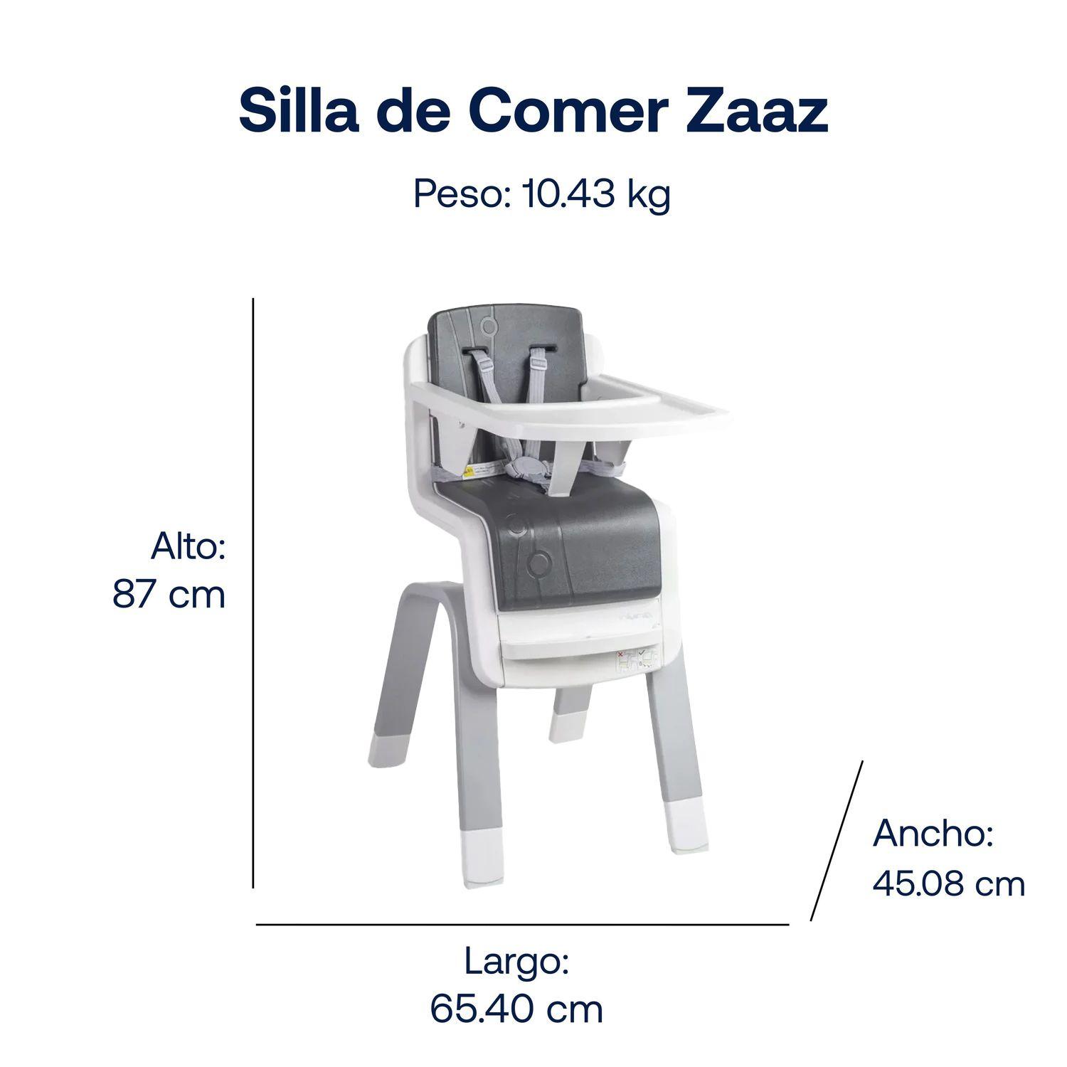 Silla Comer para bebé Nuna Zaaz Pewter-6