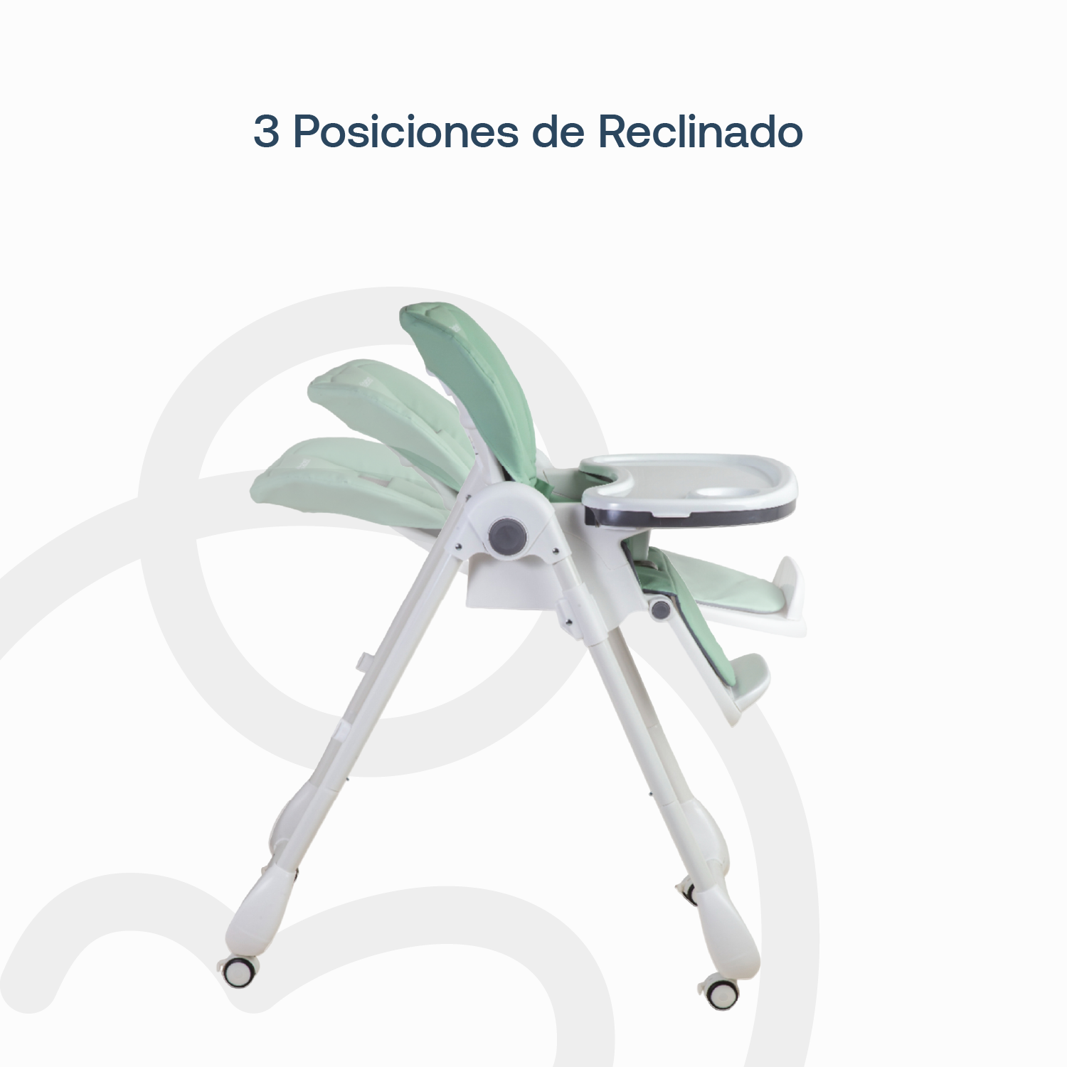 Silla de Comer EasyFeed Verde Bebesit-3