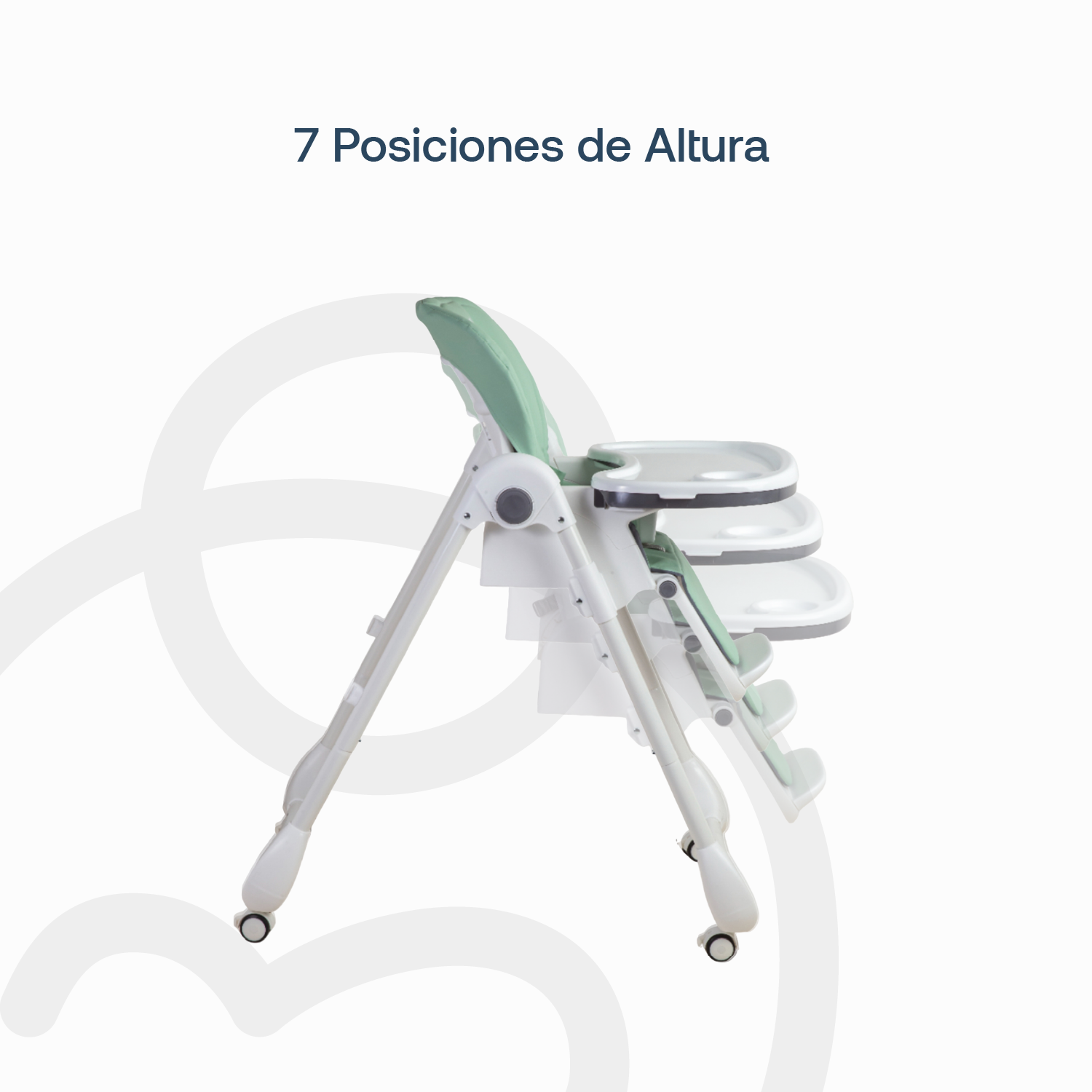 Silla de Comer EasyFeed Verde Bebesit-4