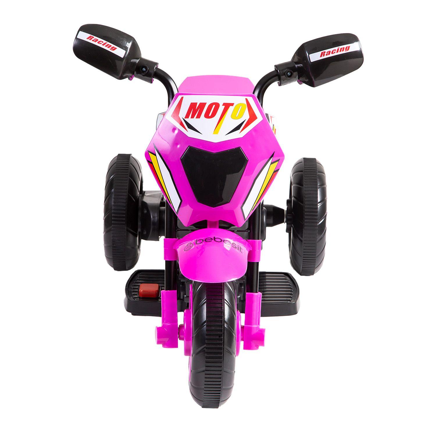 Moto Eléctrica Cross Rosa Bebesit-2
