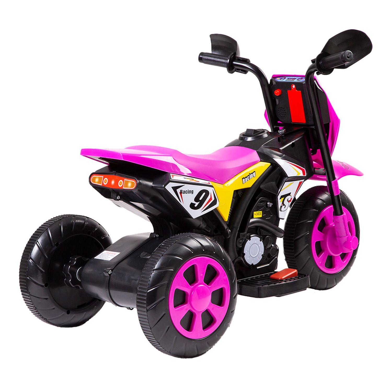 Moto Eléctrica Cross Rosa Bebesit-3