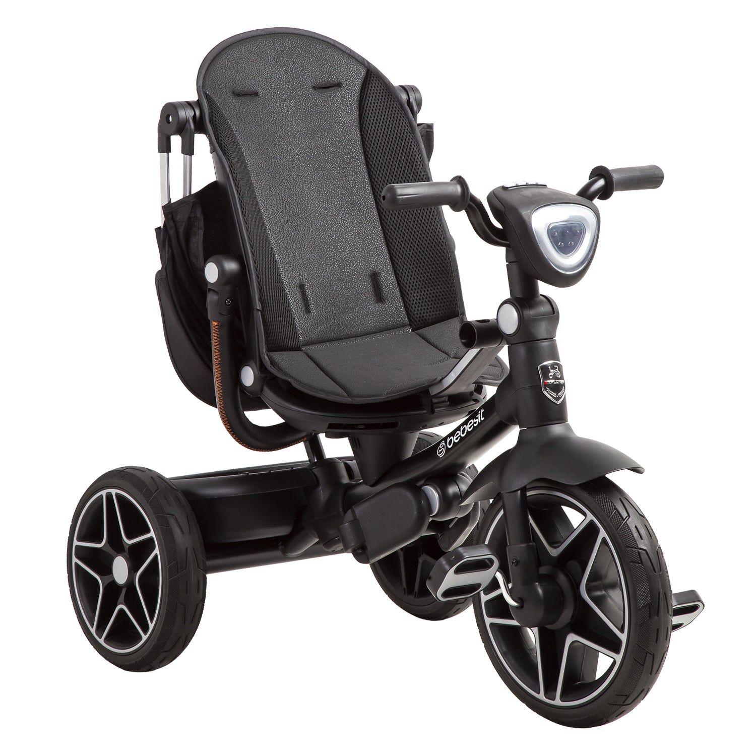 Triciclo Infantil Explorer Negro Bebesit-5